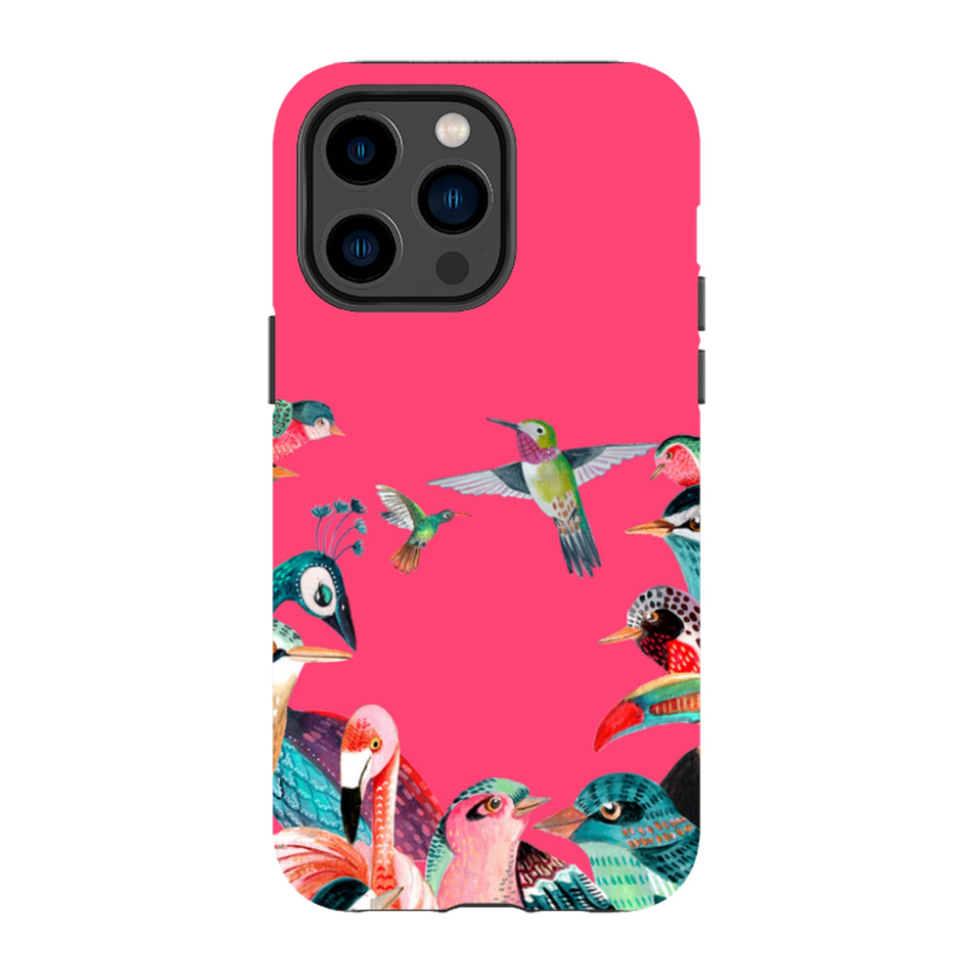 iPhone MagSafe Tough Case -  Pink Birds By Caroline Bonne Muller