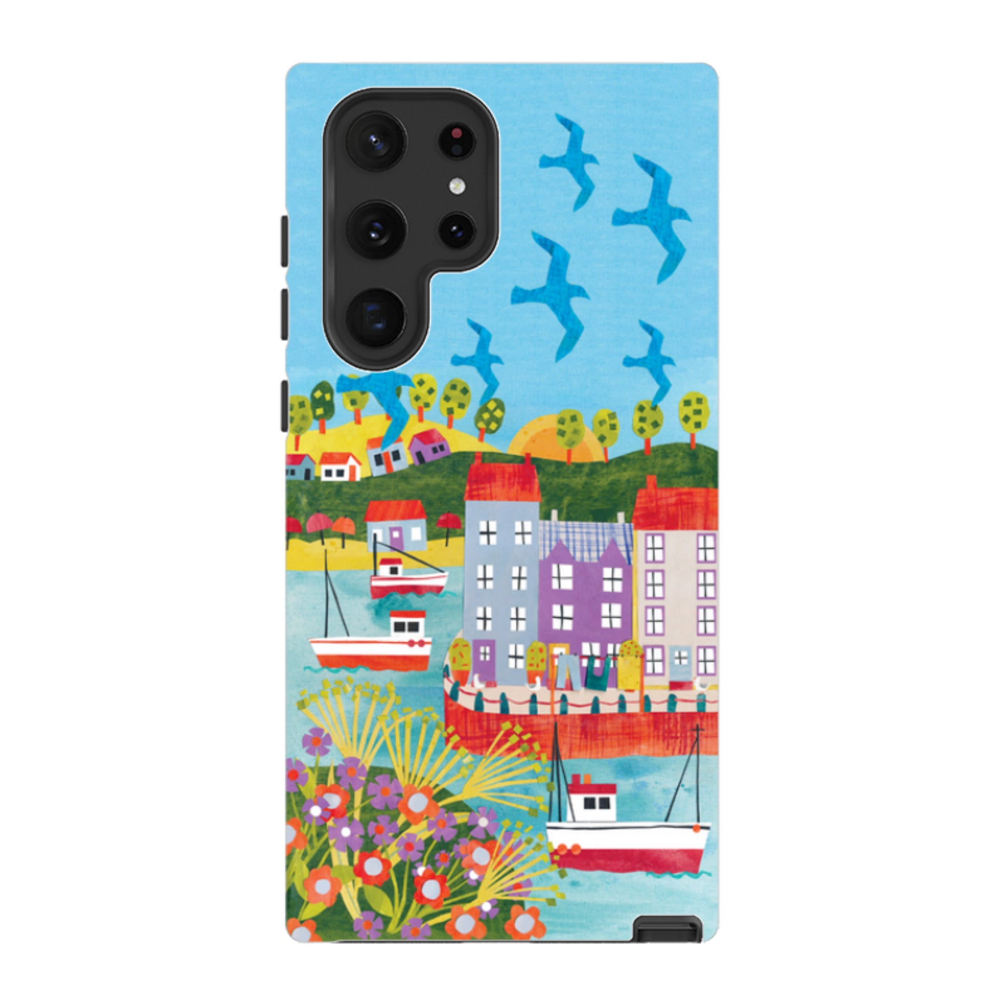 Samsung Tough  Case - Harbour Side By Tracey English