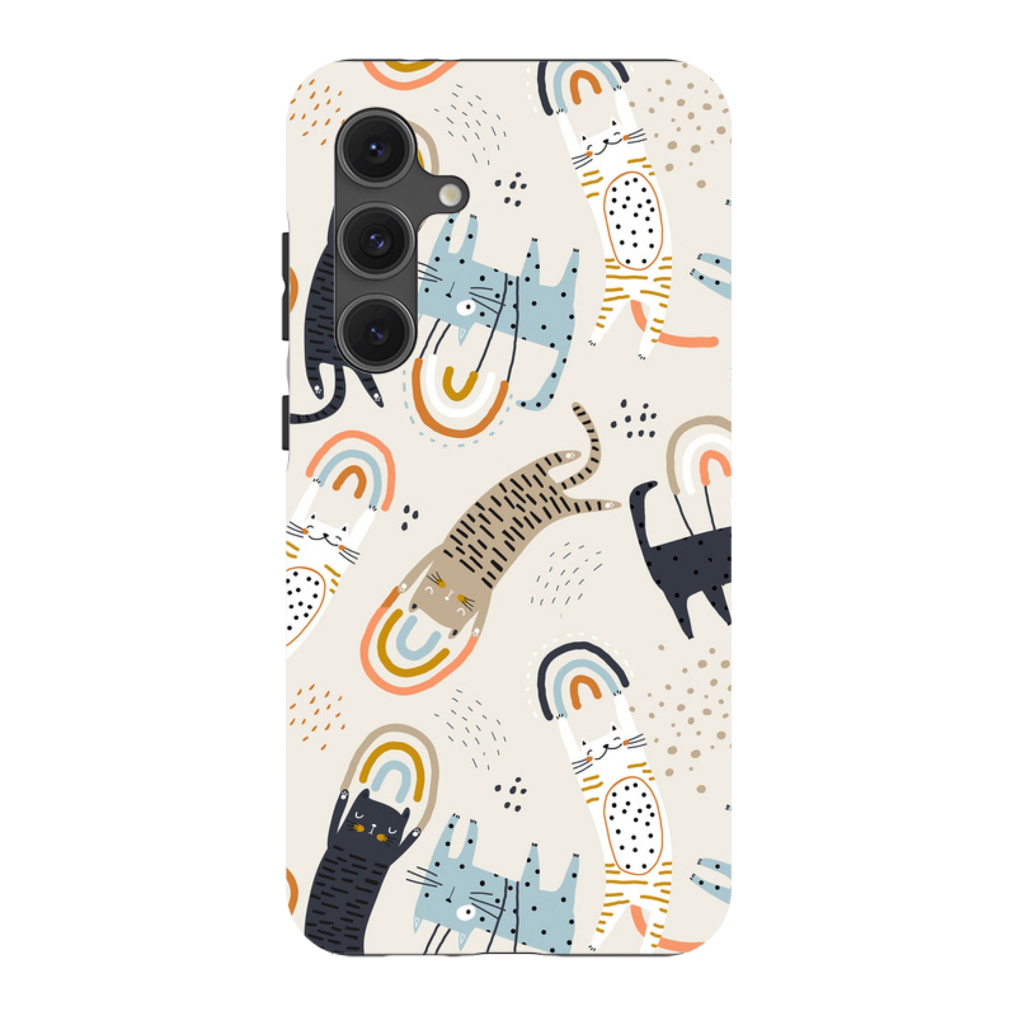 Samsung Tough Case - Rainbow Cats
