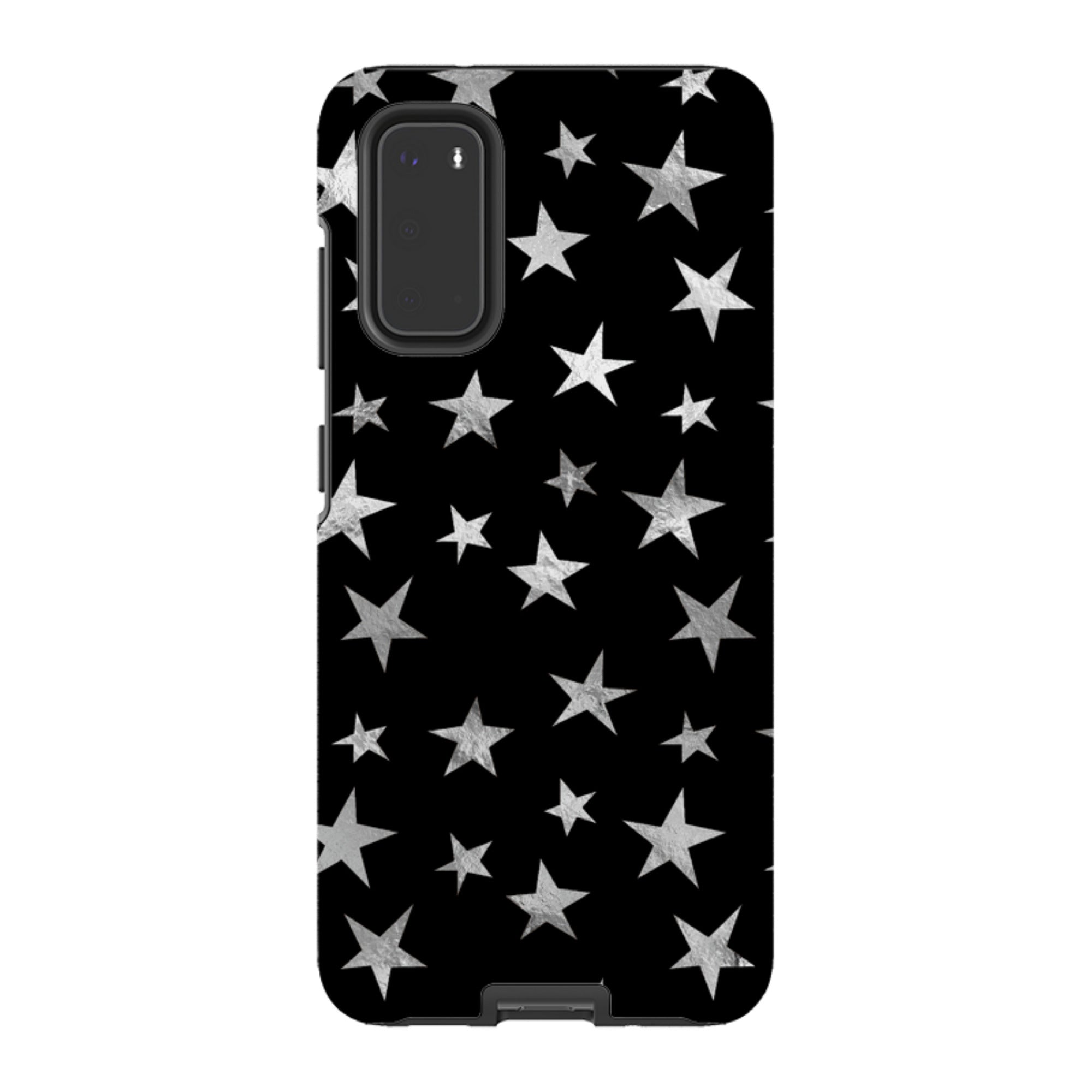 Samsung Tough Case - Black and Silver Stars