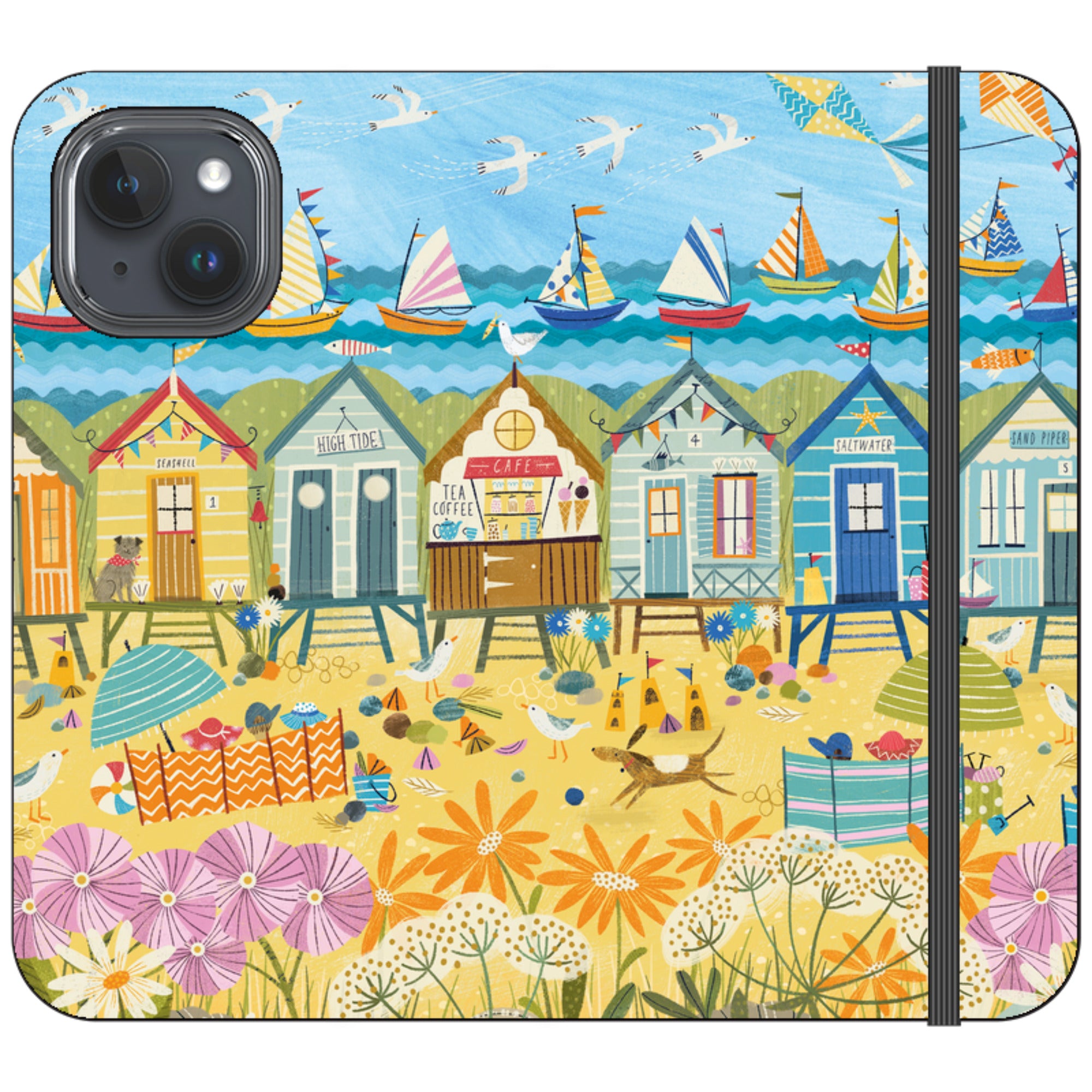 Beachy Days Wallet Case By Ali Brookes