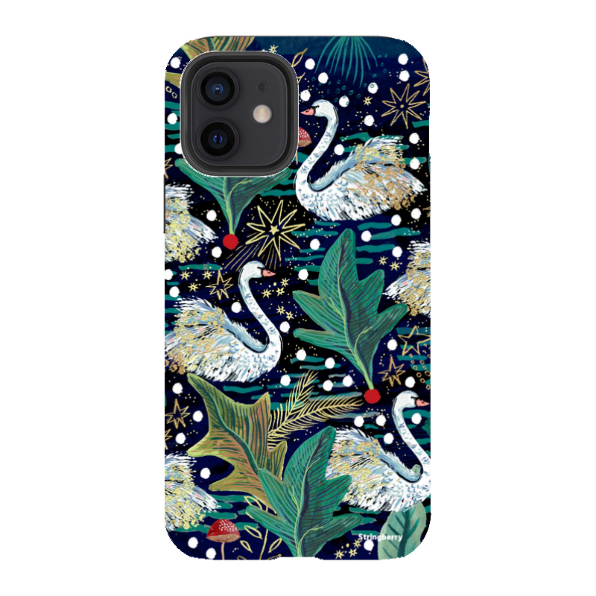 iPhone Tough Case - Swan By Emma Frances Grant