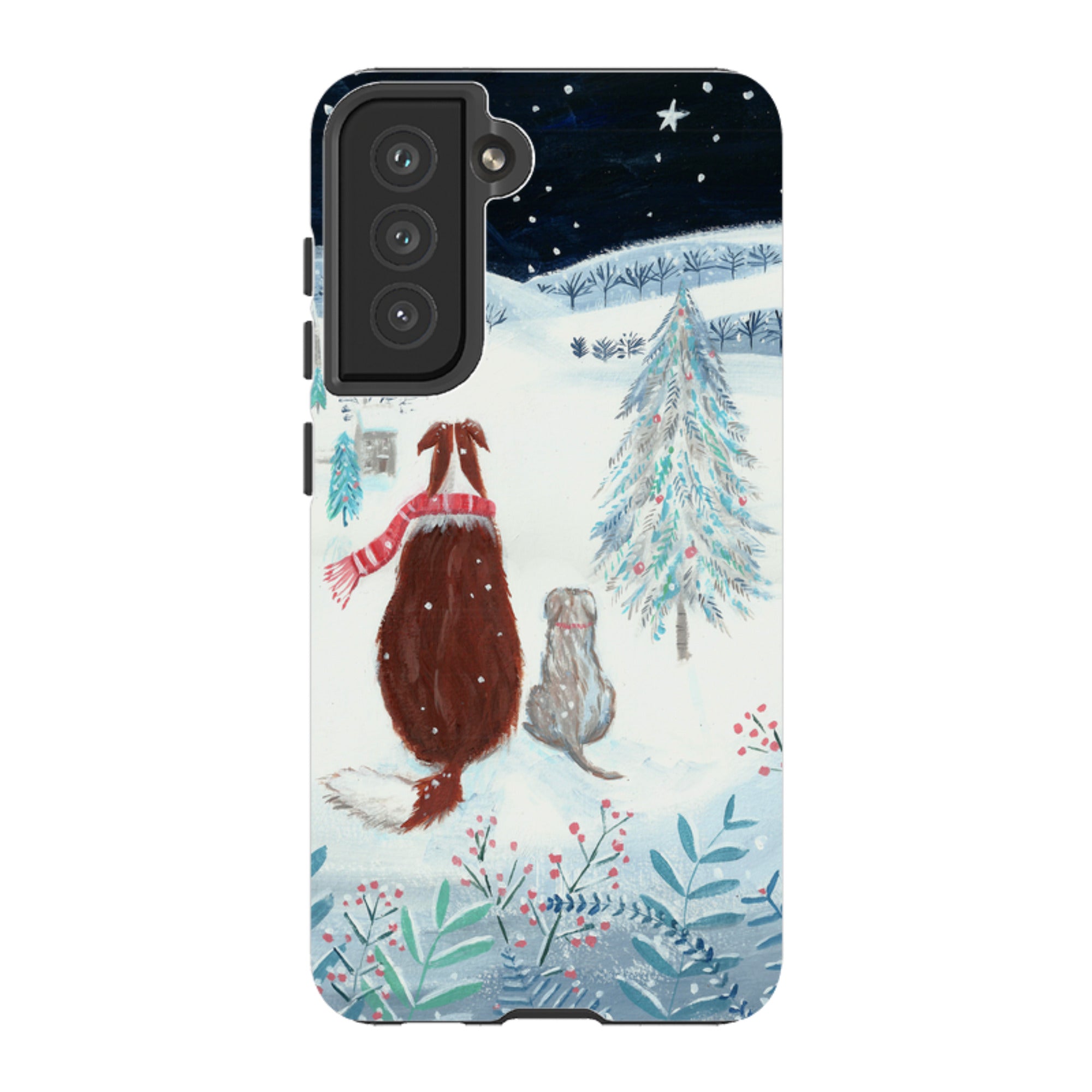 Samsung Tough Case - Snow Dogs By Mary Stubberfield