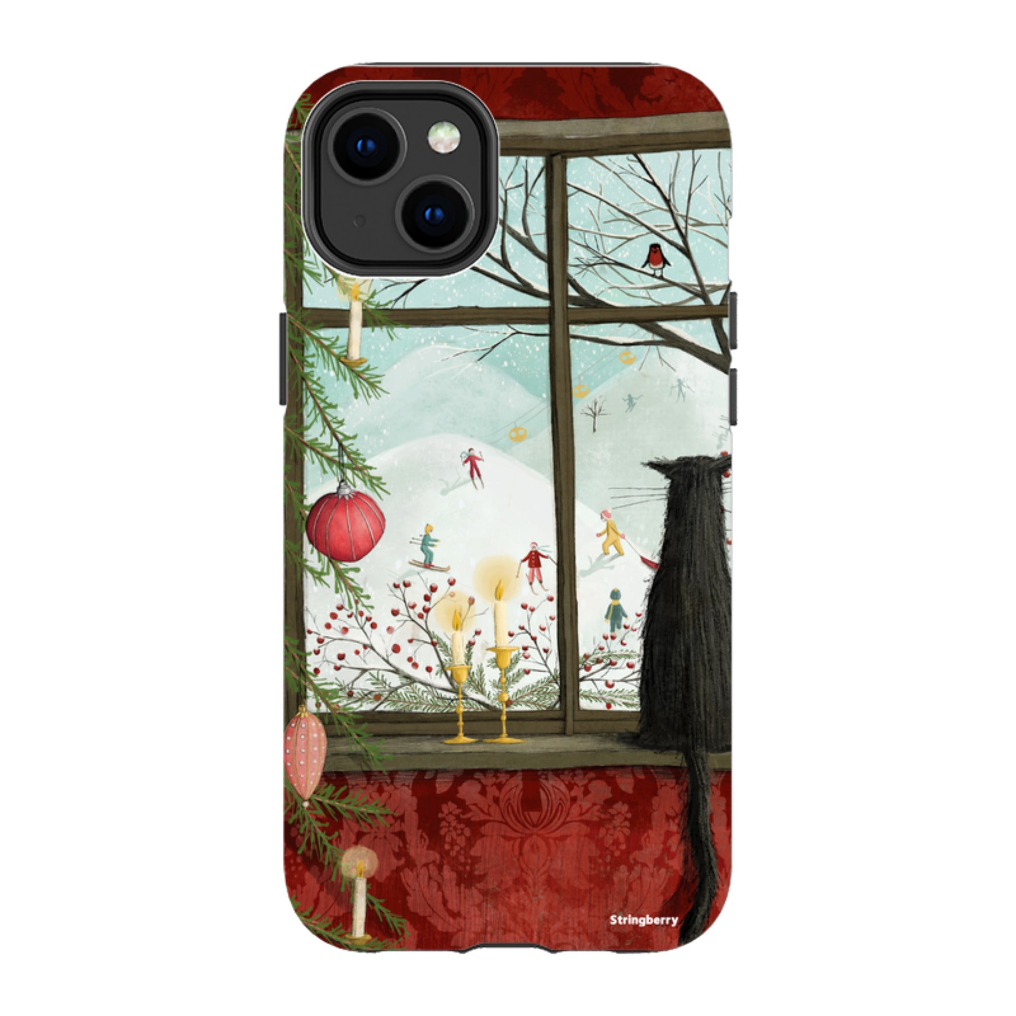 iPhone Tough Case - Christmas Window By Maja Lindberg