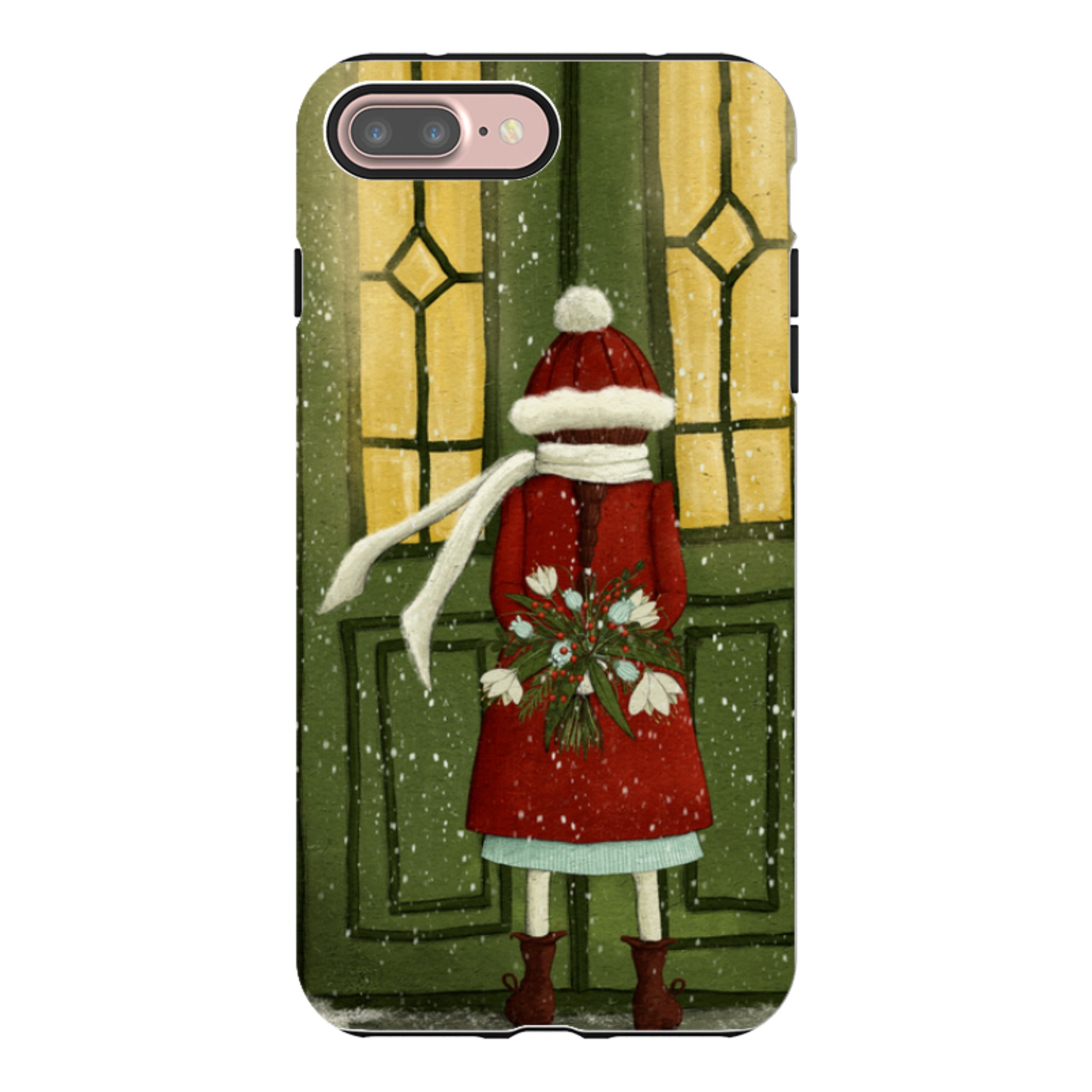 iPhone Tough Case - Winter Flowers By Maja Lindberg