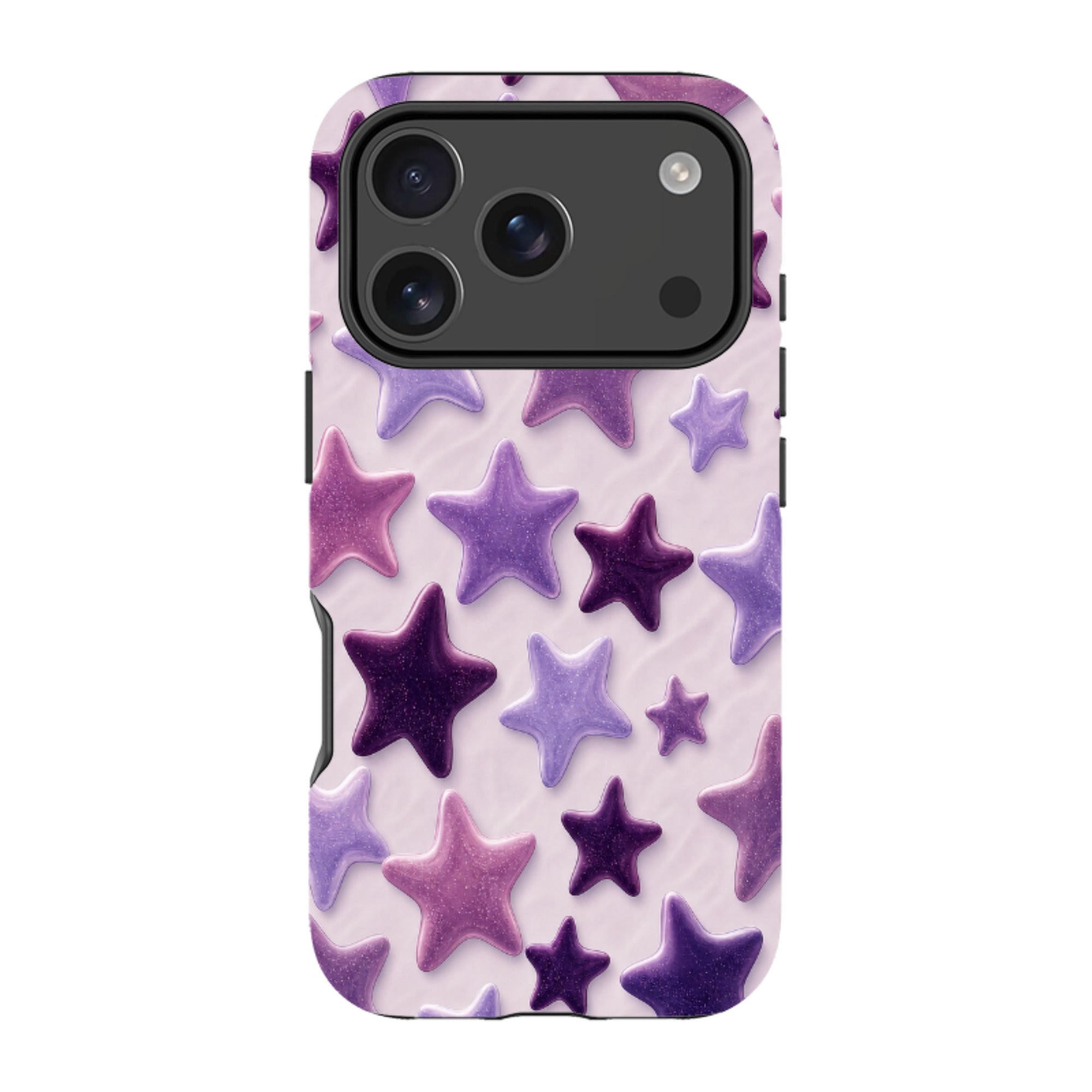 iPhone Tough Case - Lavender Purple Star