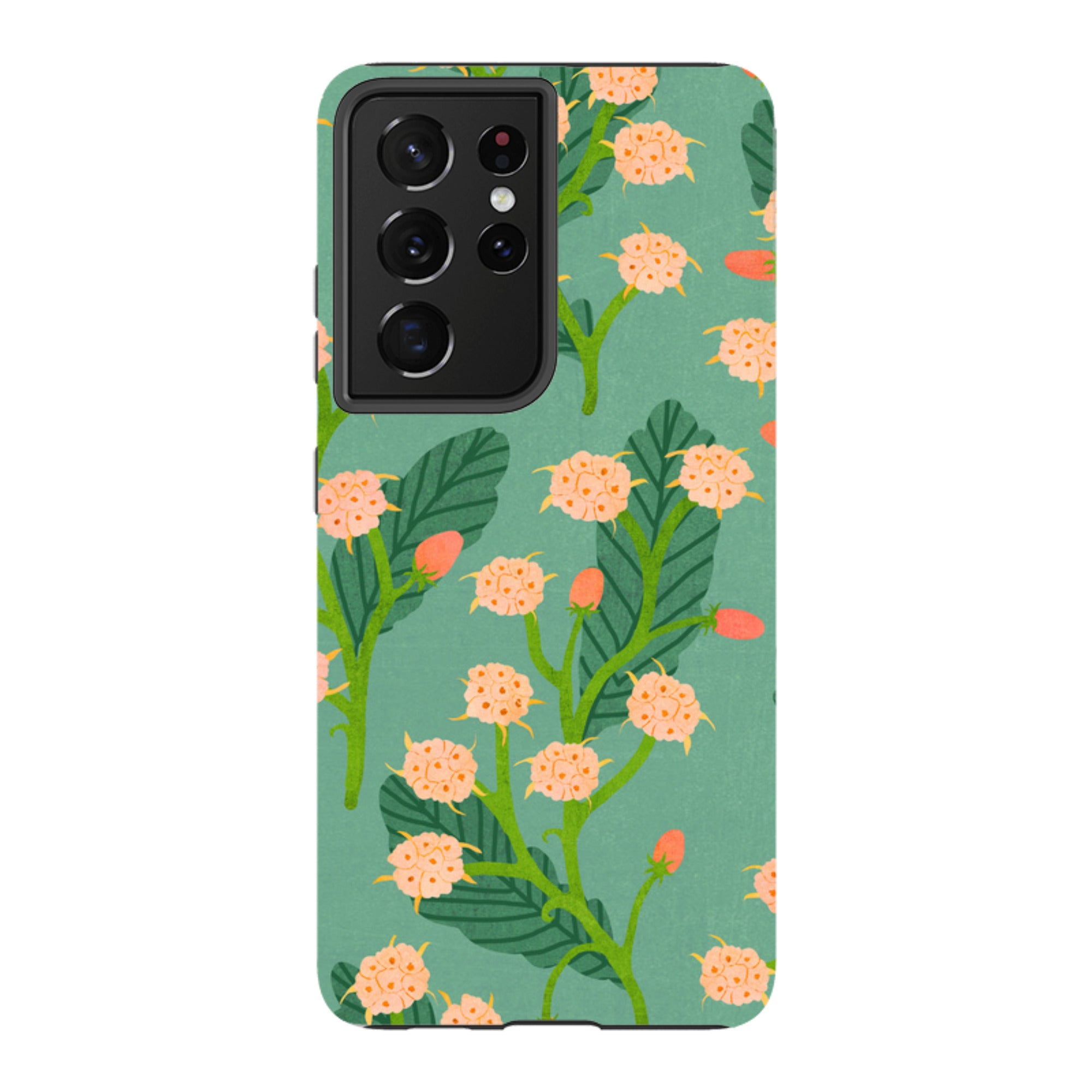 Samsung Tough Case - Summer Seeds Teal By Katherine Quinn