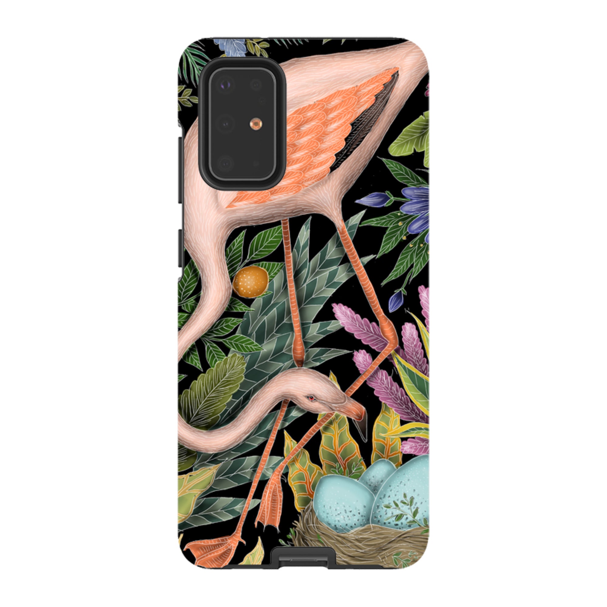 Samsung Tough Case - Flamingo By Catherine Rowe