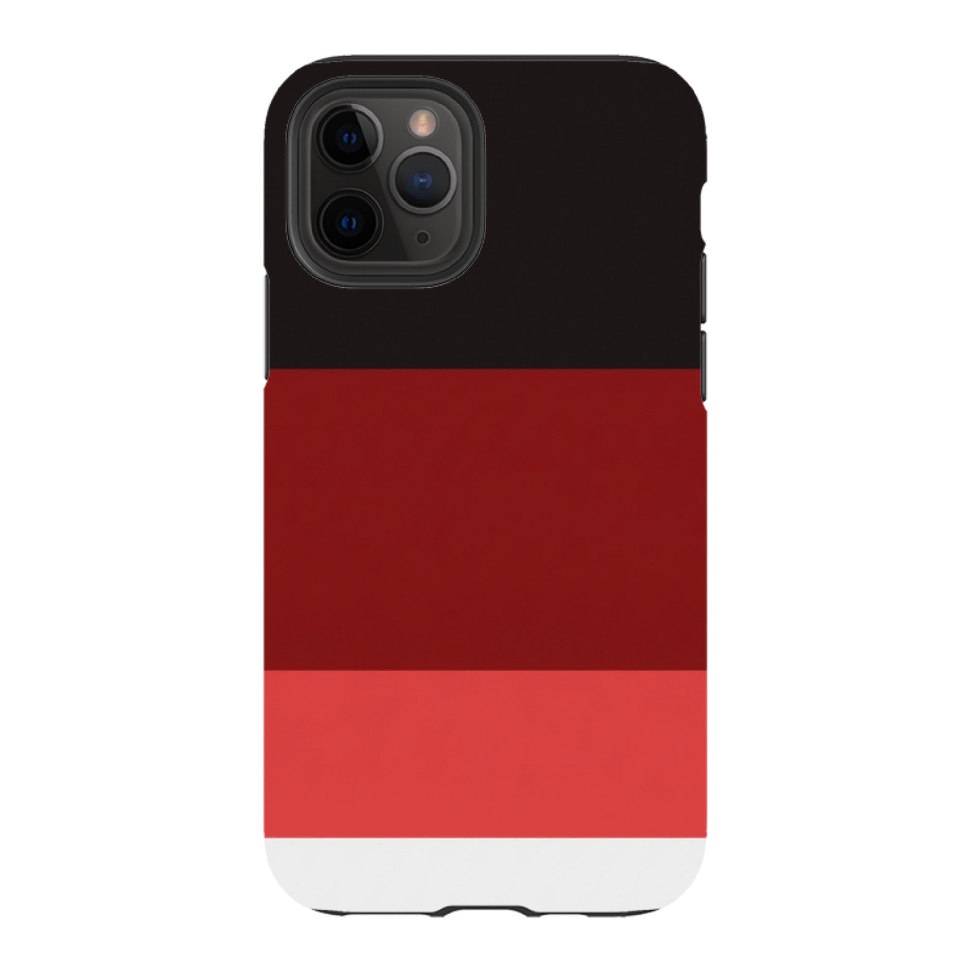 iPhone Tough Case - Crimson and Black Gradient