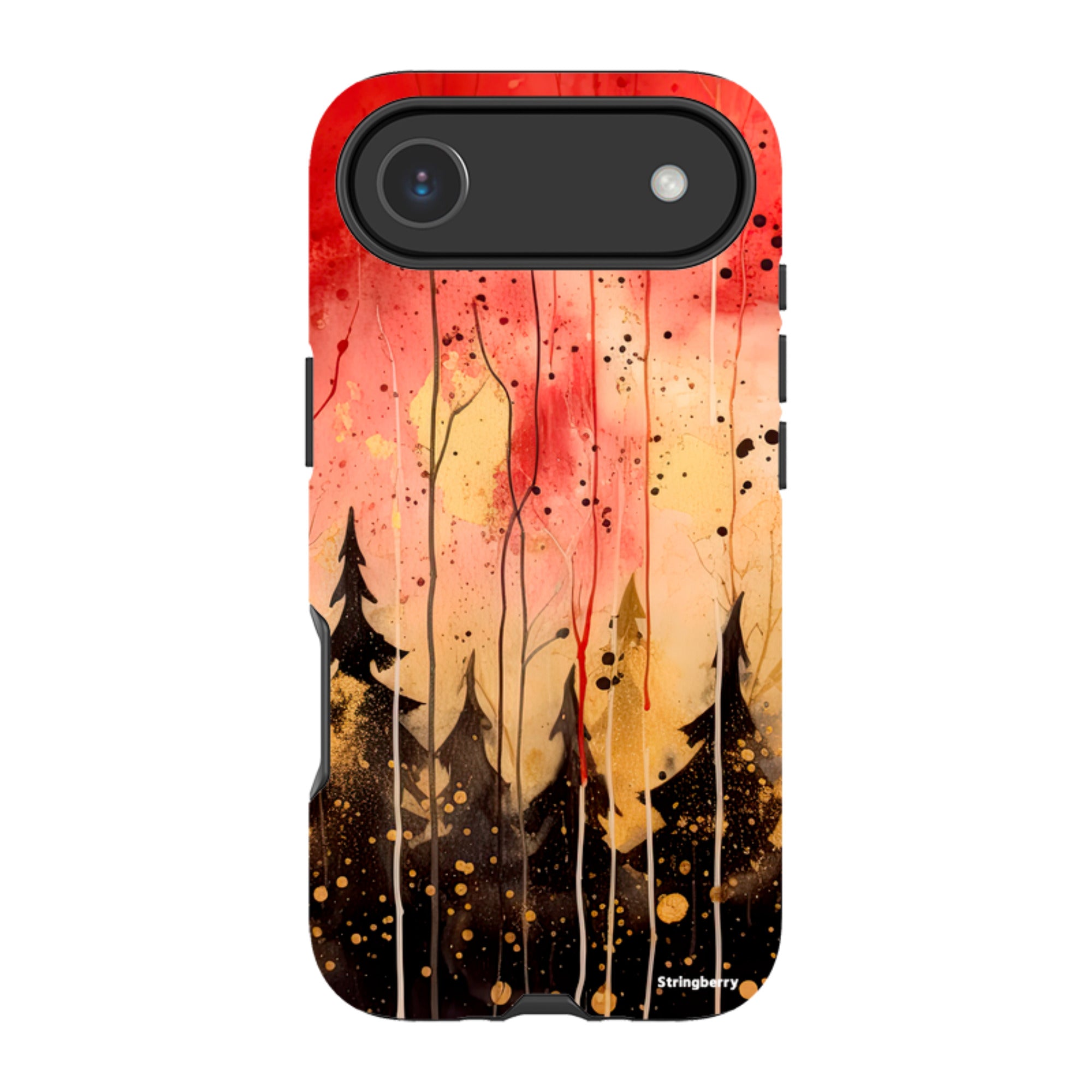 iPhone Tough Case - Watercolour Winter Forest