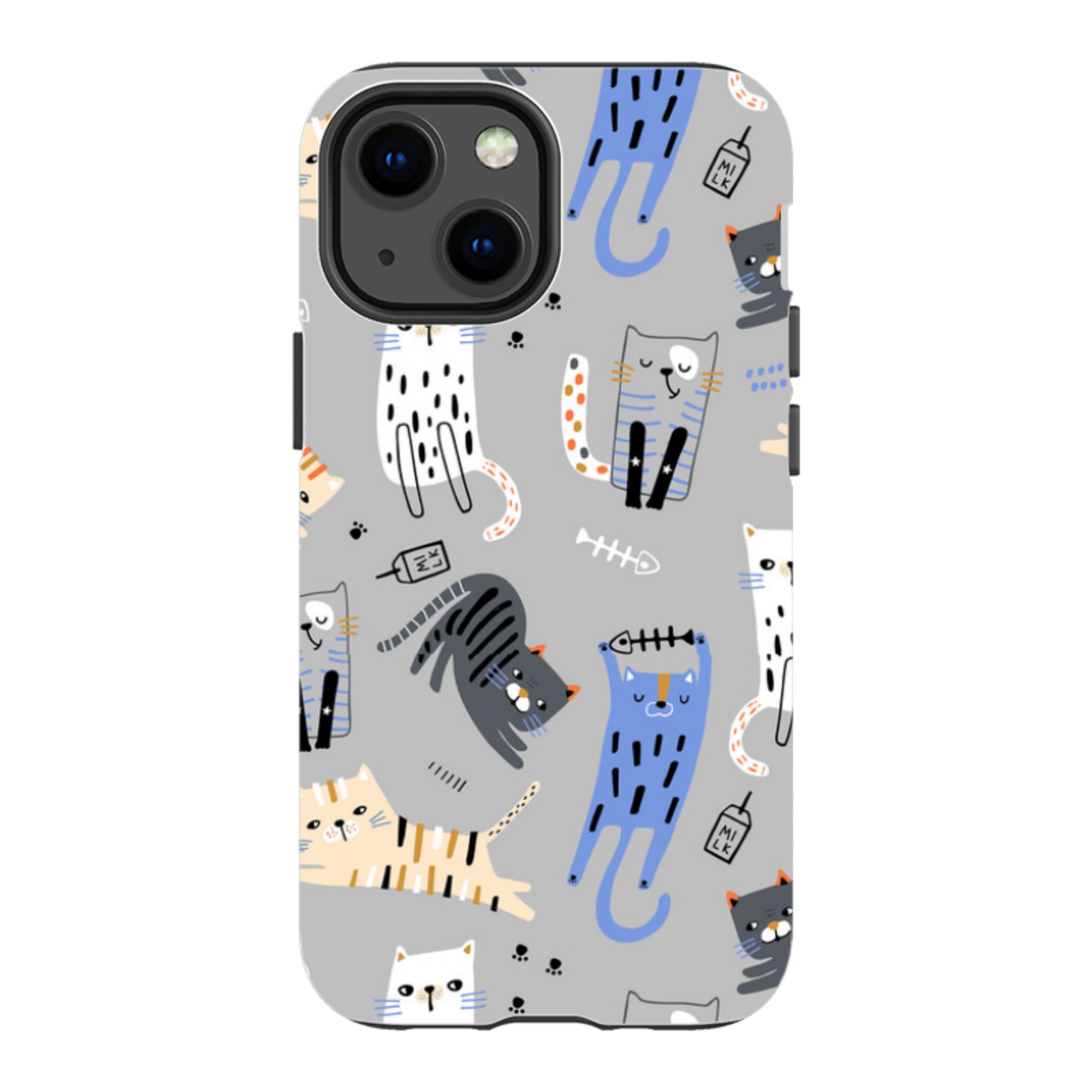 iPhone Tough Case - Cat And Bone