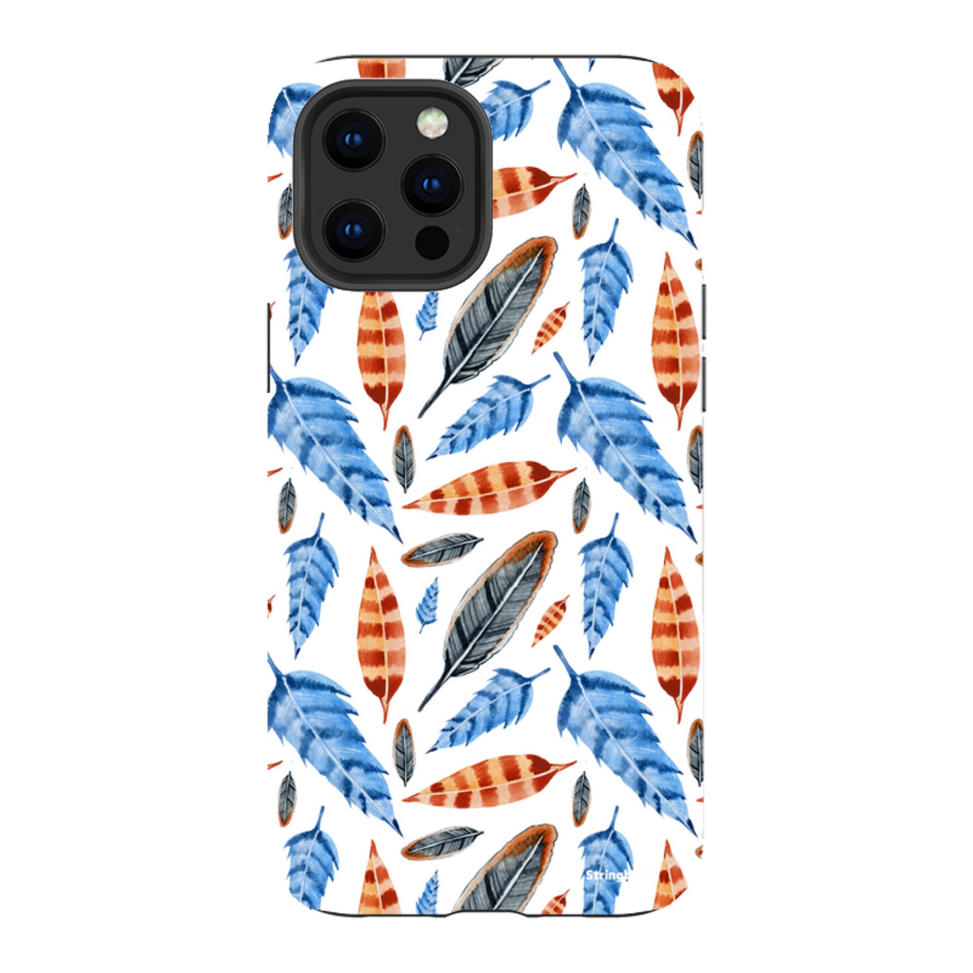 iPhone Tough Case - Multi Feathers