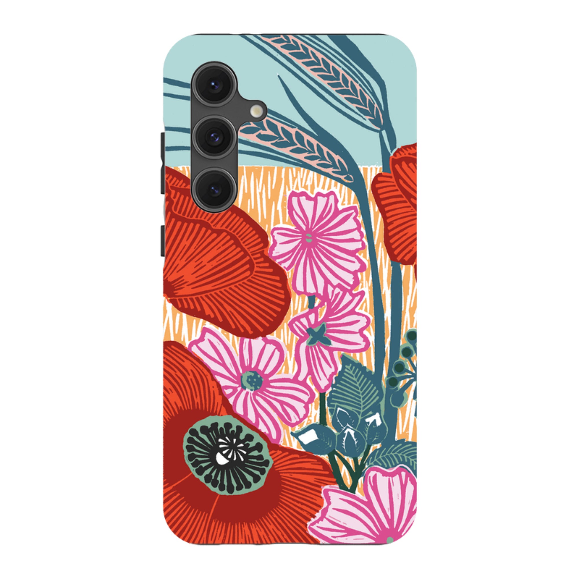 Samsung Tough Case - Wild Poppies By Kate Heiss