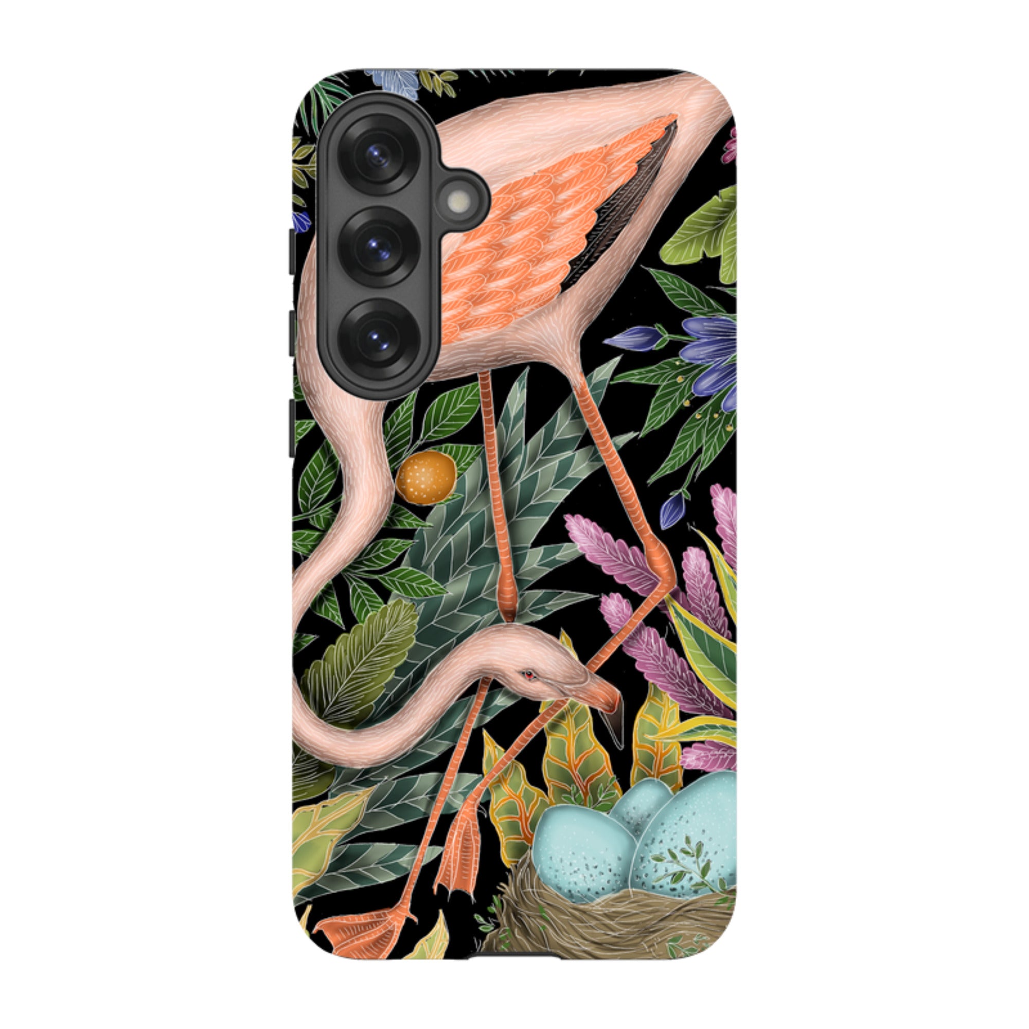 Samsung Tough Case - Flamingo By Catherine Rowe