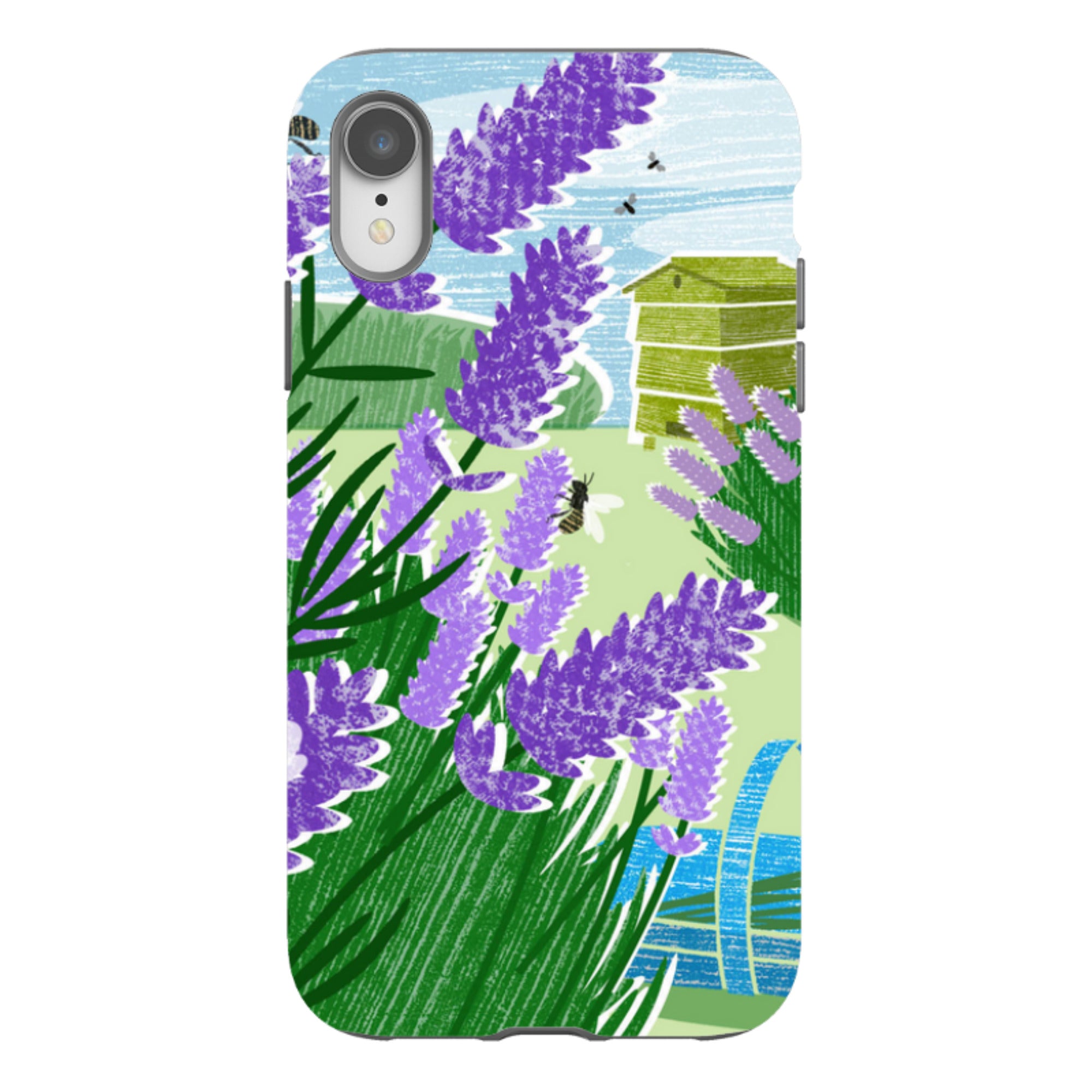 iPhone Tough Case - Lavender Garden By Liane Payne