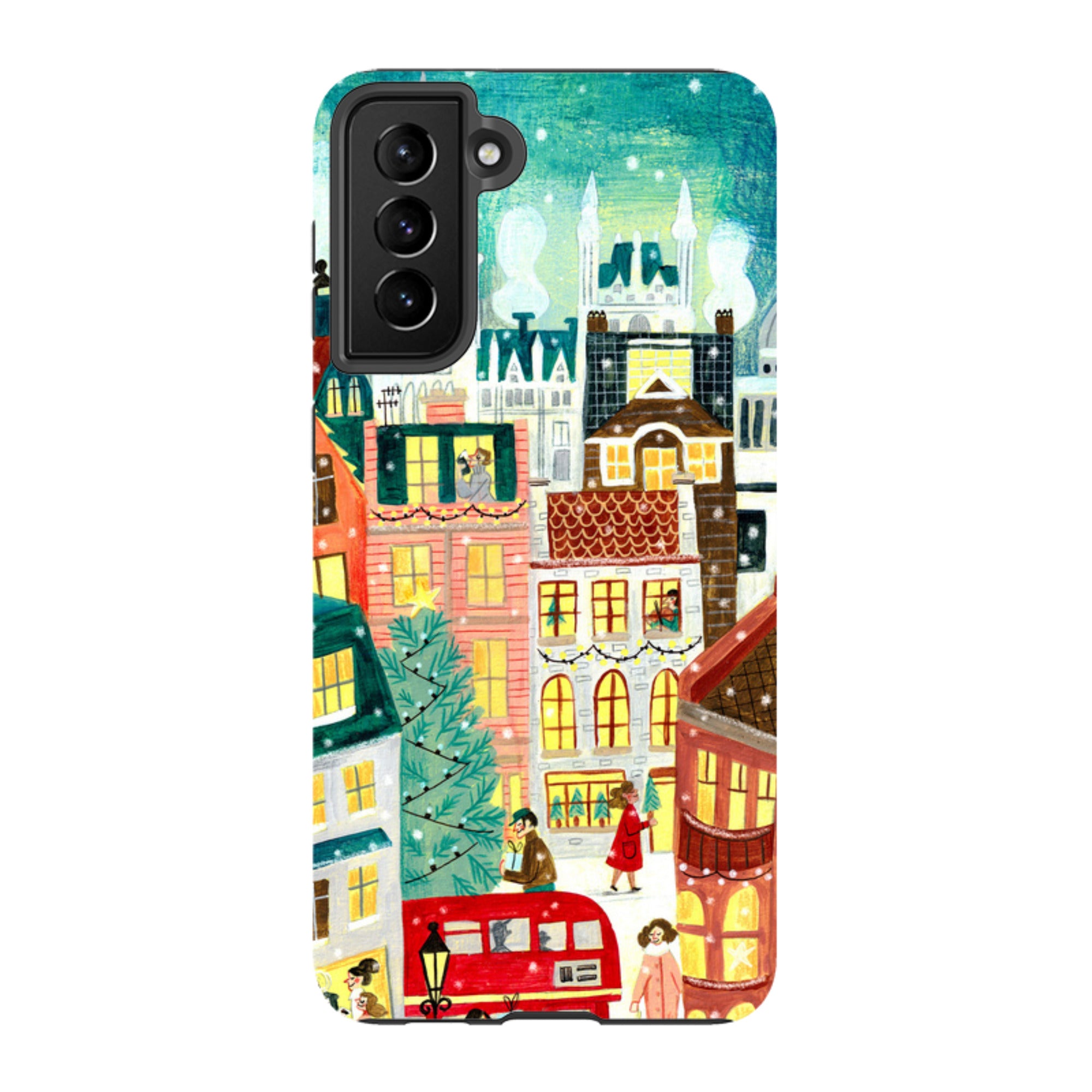 Samsung Tough Case - Xmas In London By Caroline Bonne Muller