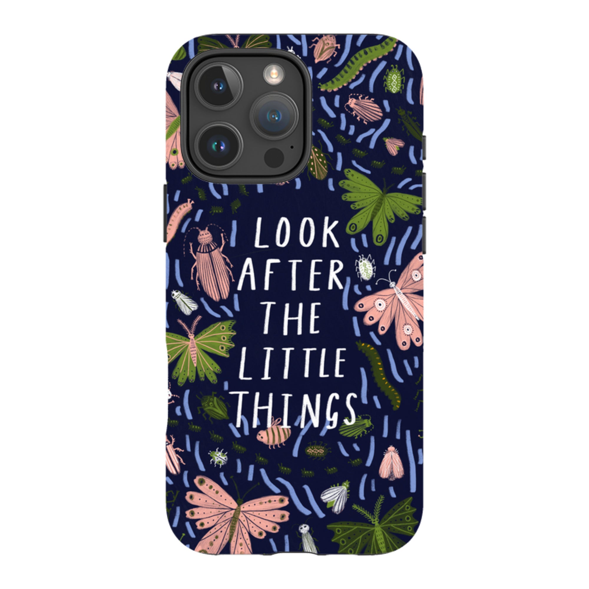 iPhone Tough Case - Little Things Blue By Lee Foster Wilson