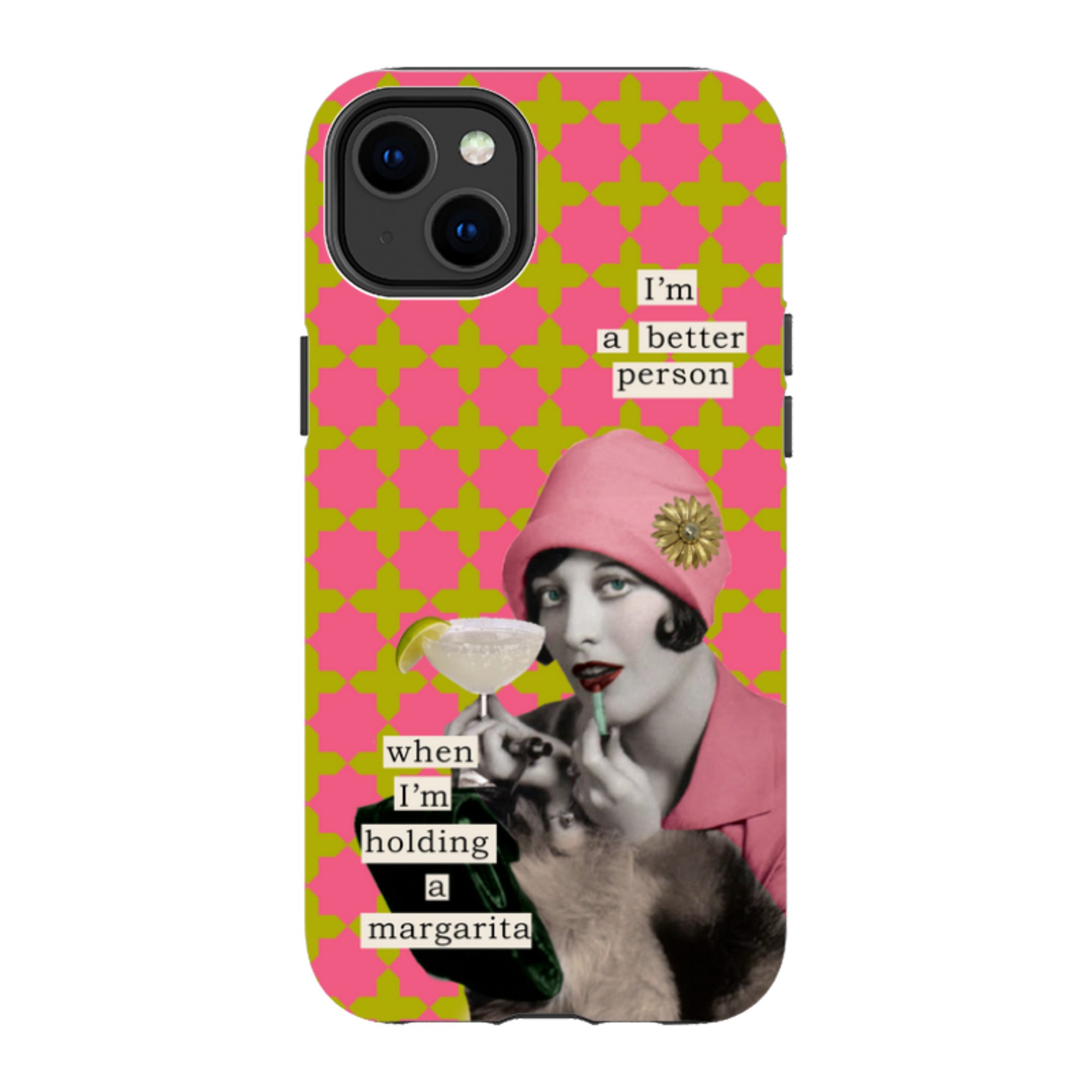 iPhone Tough Case - I'm A Better Person By Clare Jordan