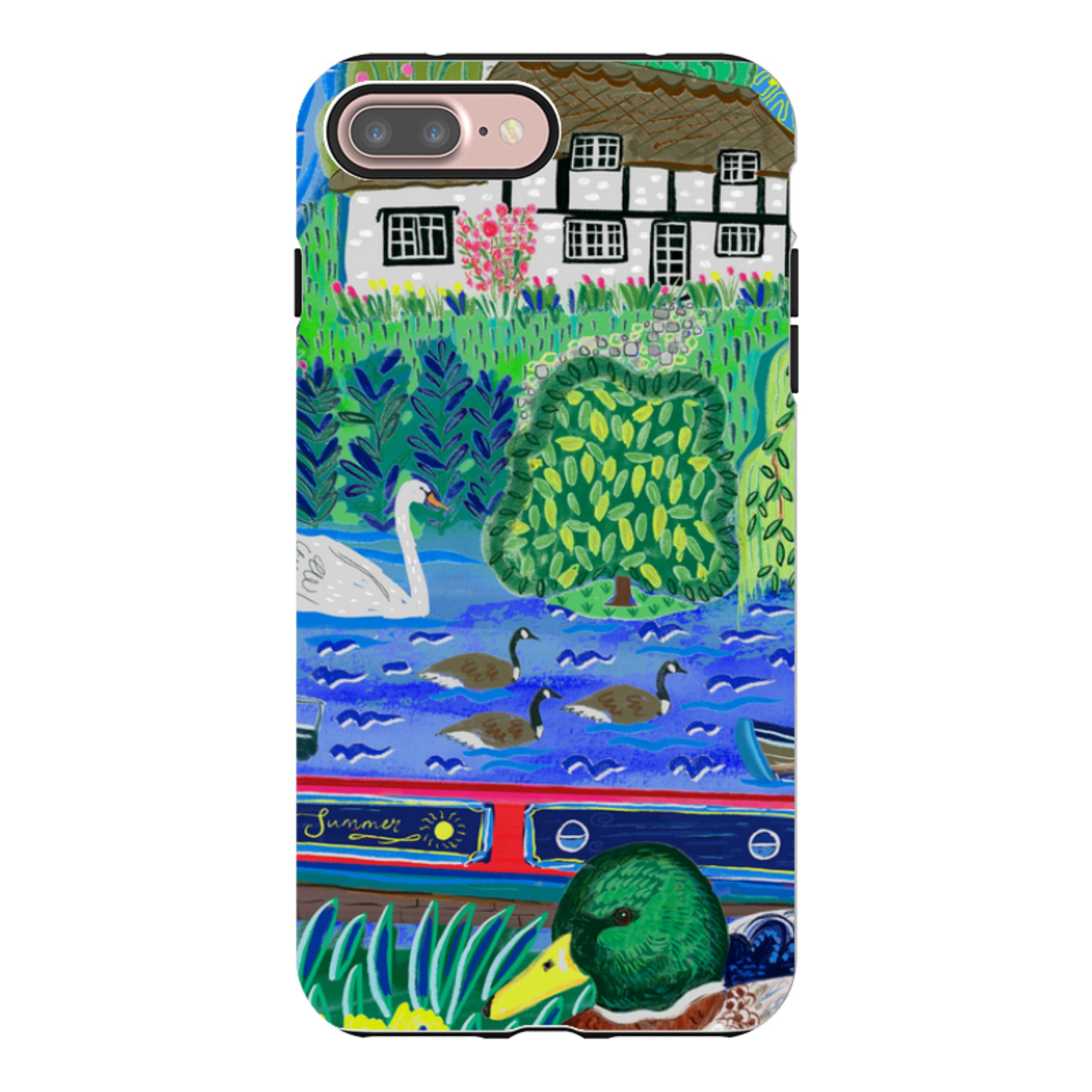 iPhone Tough Case - Canalside By Emma Frances Grant