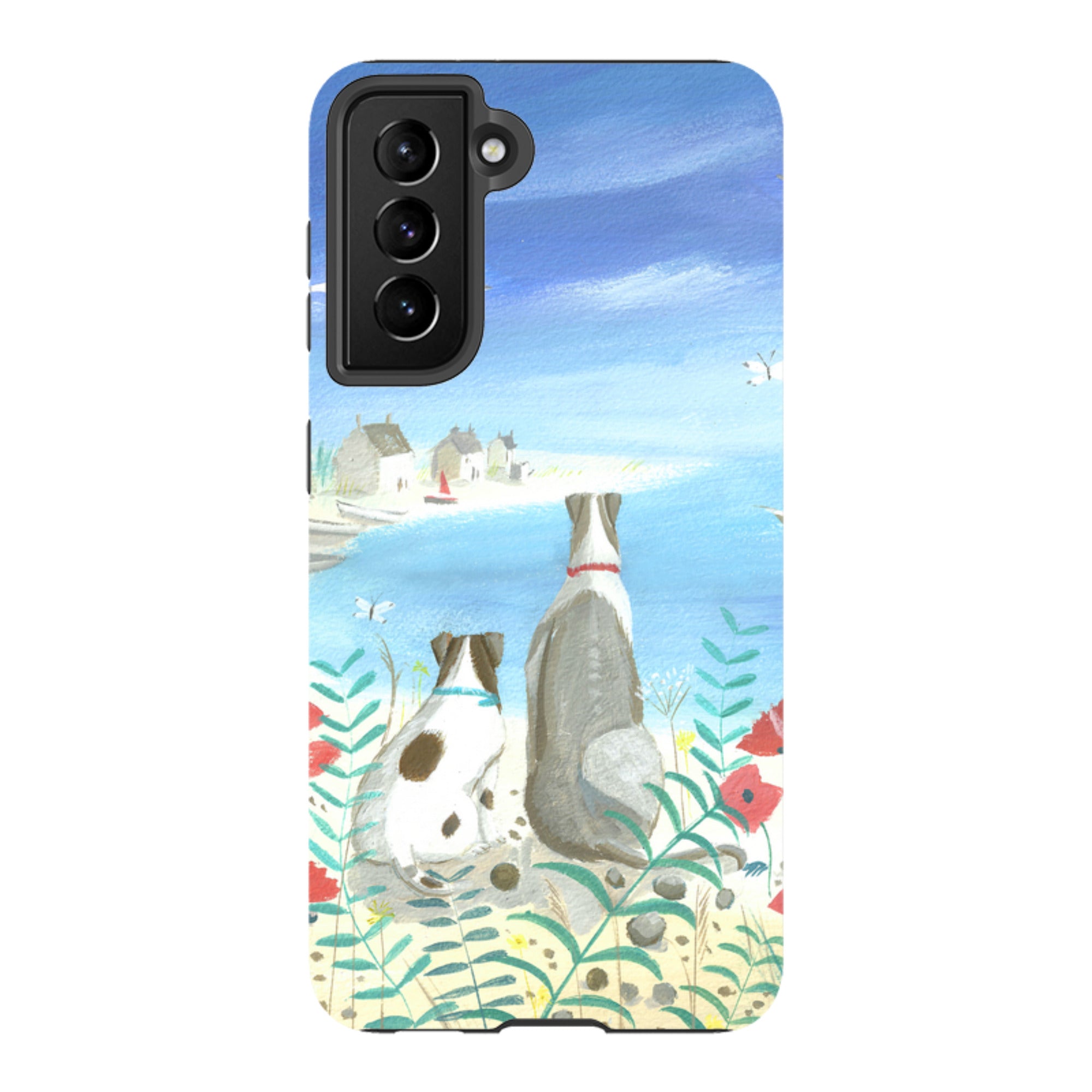 Samsung Tough Case - Beach Dogs By Mary Stubberfield