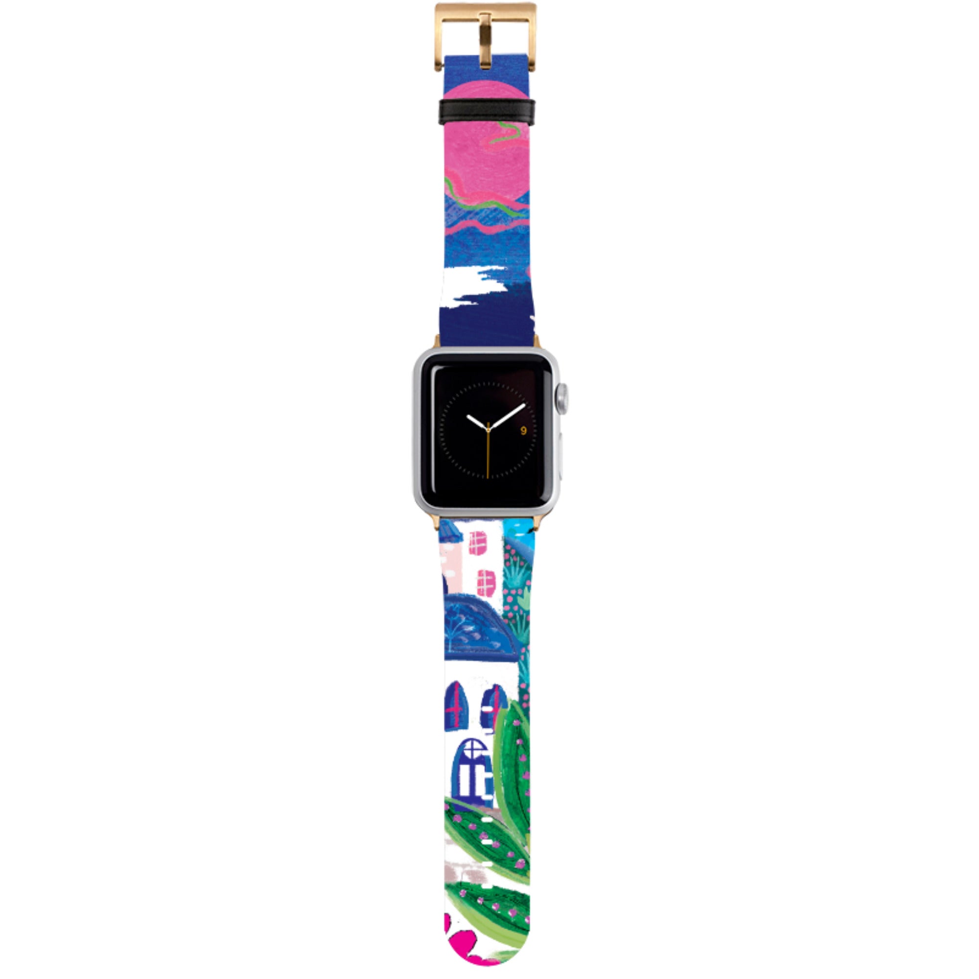 Sapphire Seas 1 Apple Watch Strap By Emma Frances Grant