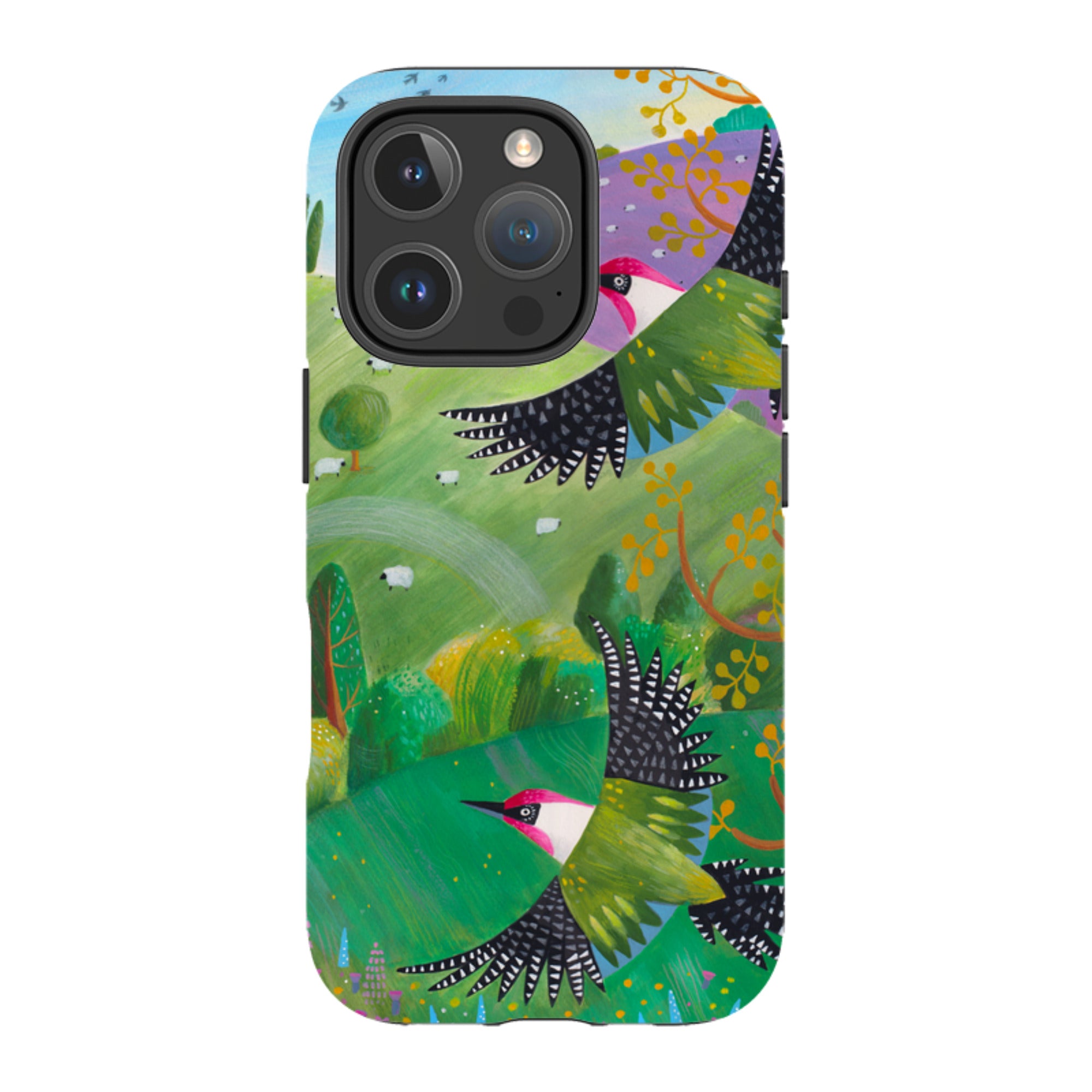 iPhone Tough Case - Woodpeckers By Bex Parkin