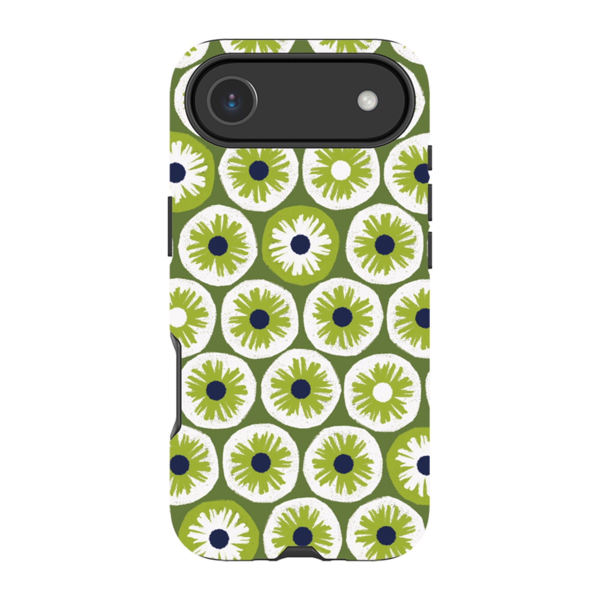 iPhone Tough Case - Penny Flowers Green By Ali Brookes