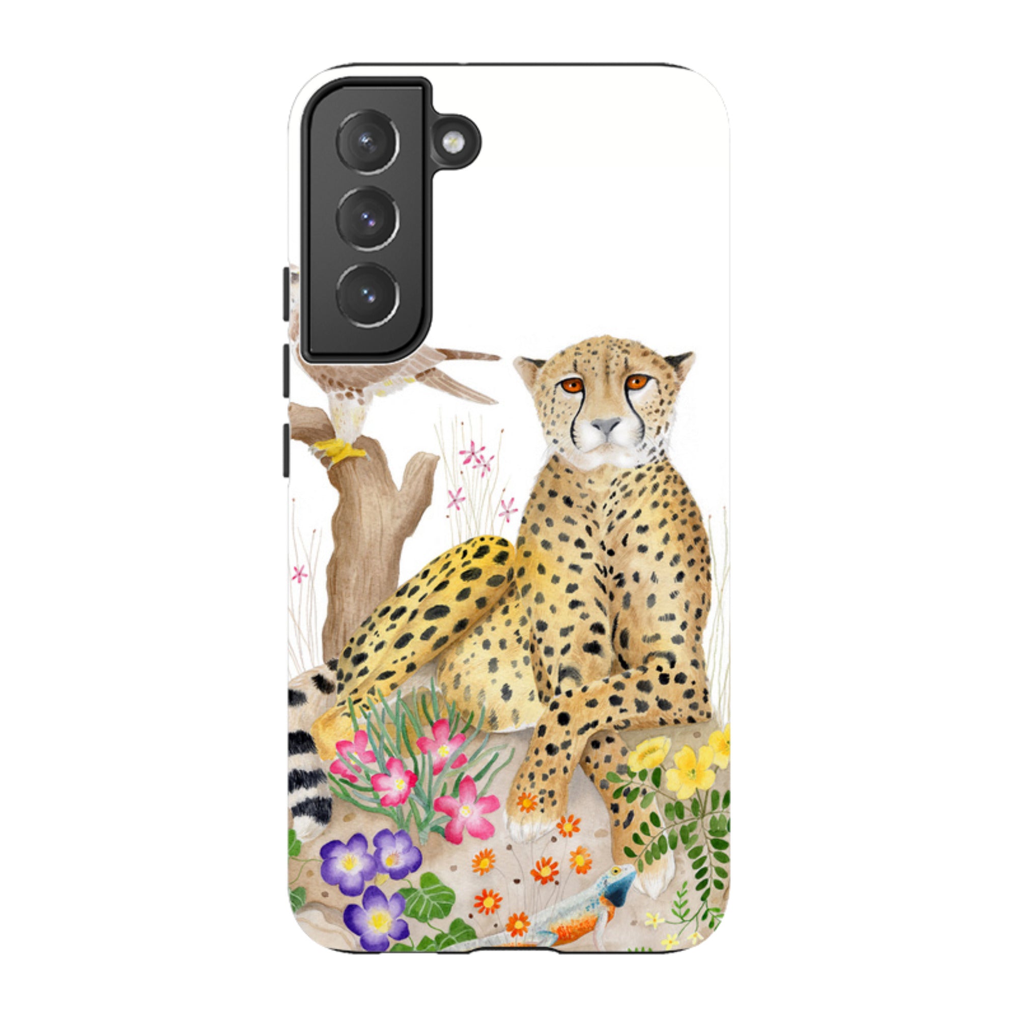 Samsung Tough Case - Botswana Cheetah By Bex Parkin