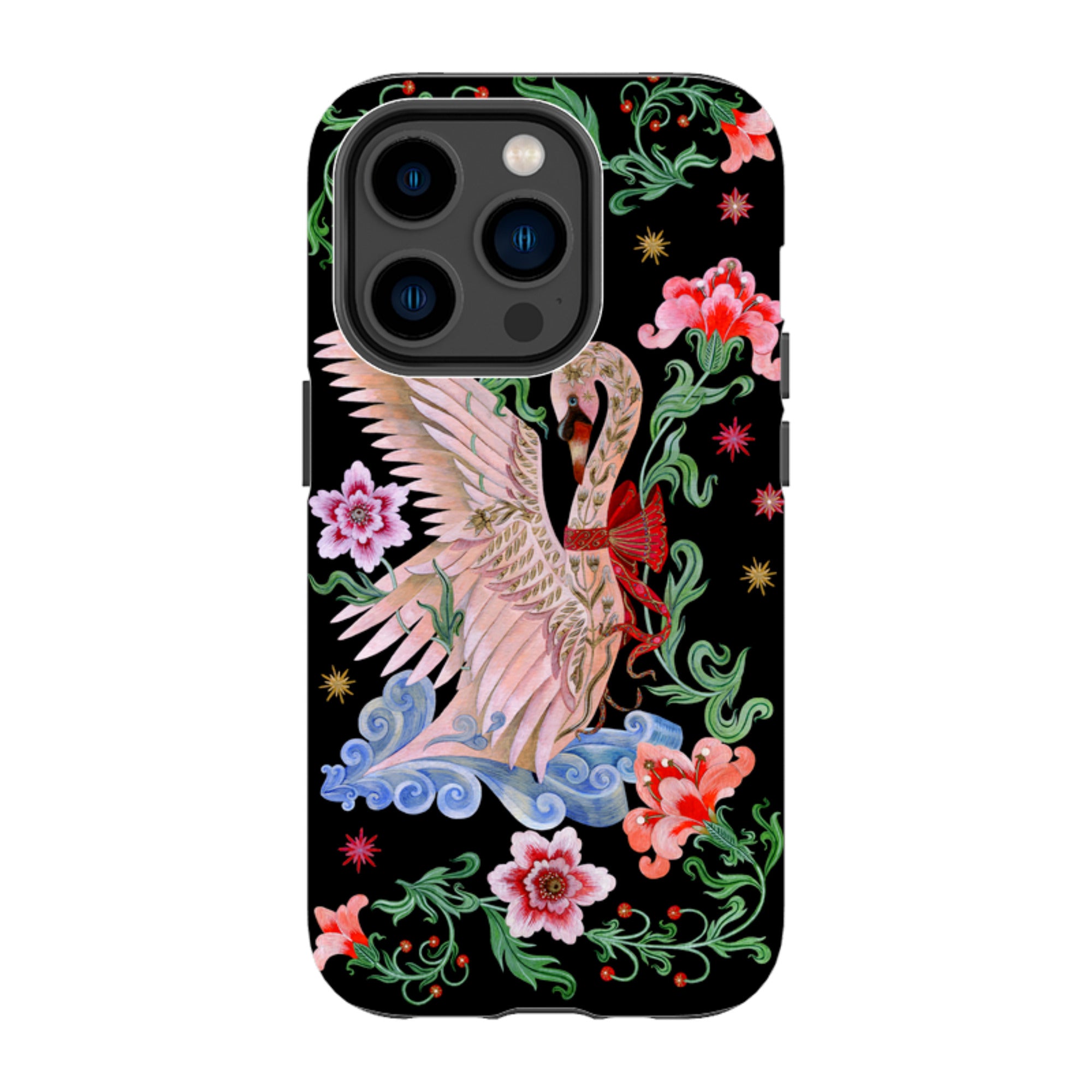 iPhone Tough  Case - Seven Swans A Swimming By Maria Matos
