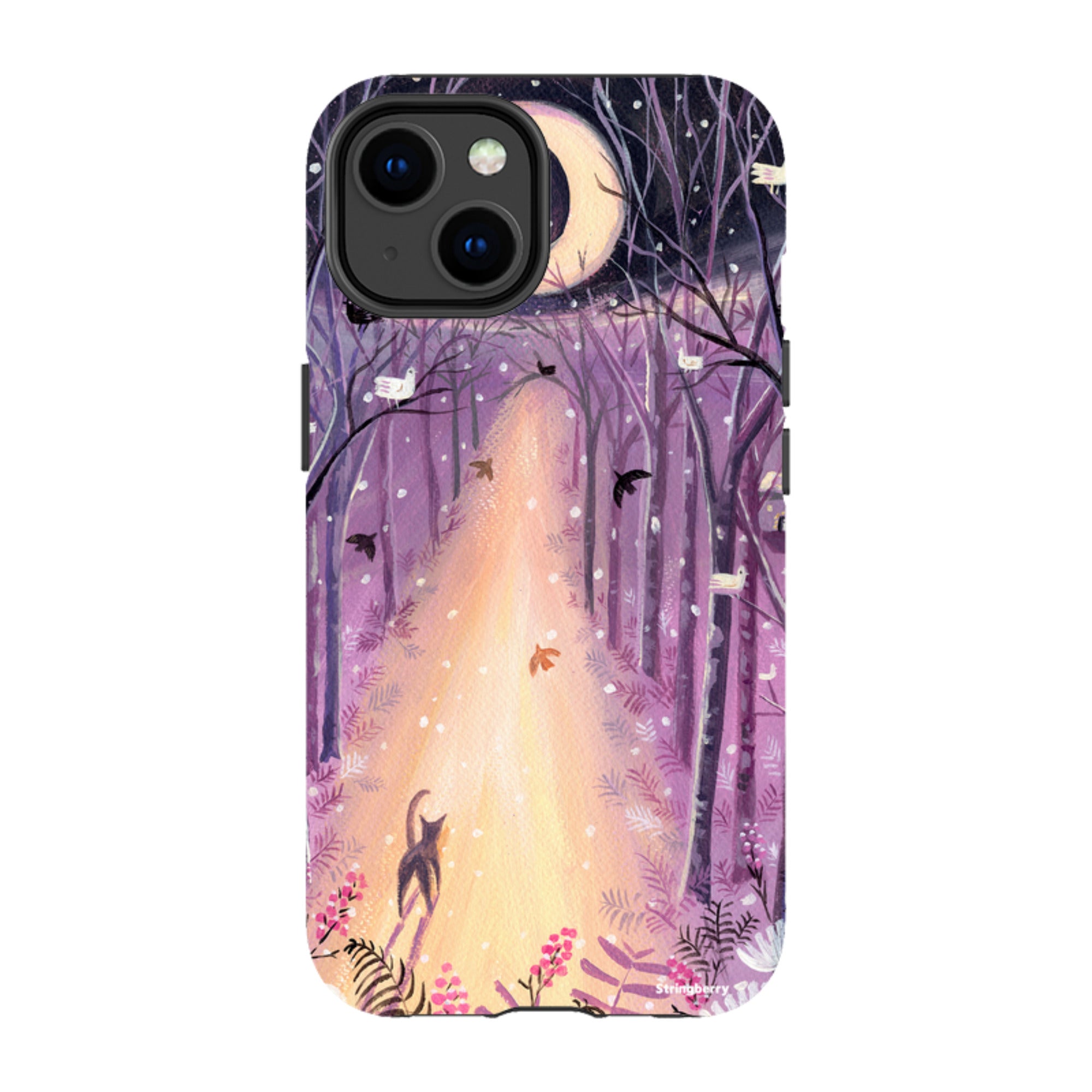 iPhone MagSafe Tough Case - Forest Cat By Mary Stubberfield