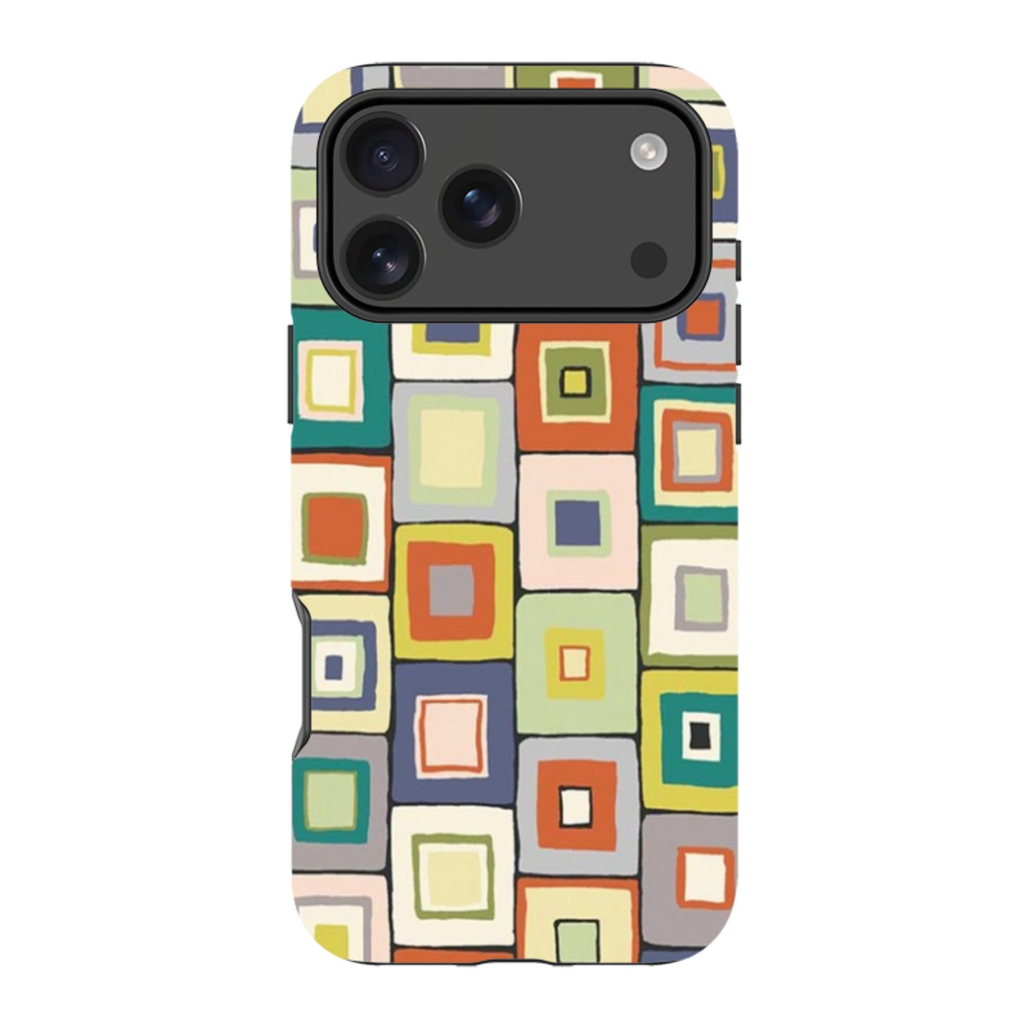 iPhone Tough Case - Atelier Blanket Squares Urbane By Sarah Campbell