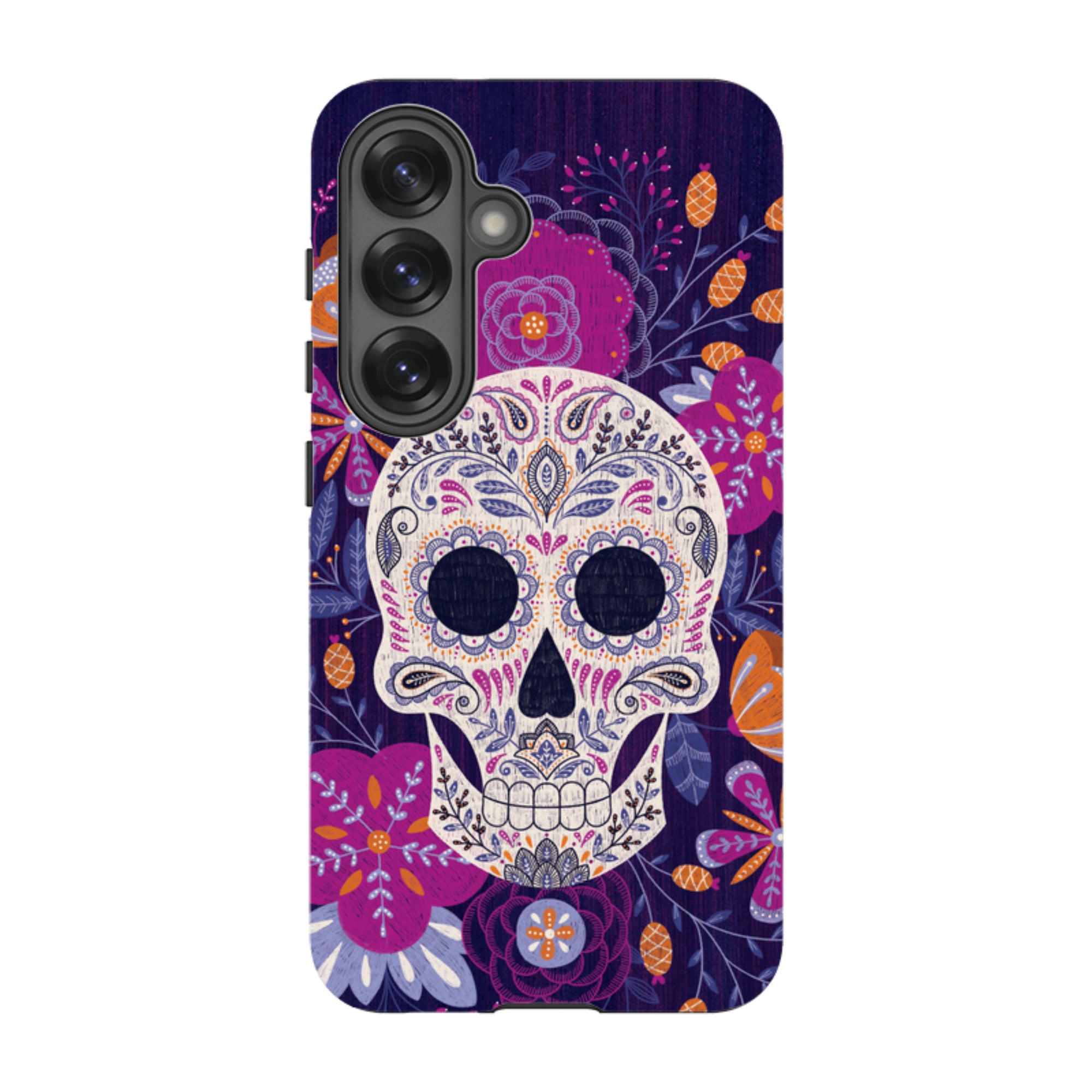 Samsung Tough Case - Sugar Skull By Jenny Zemanek