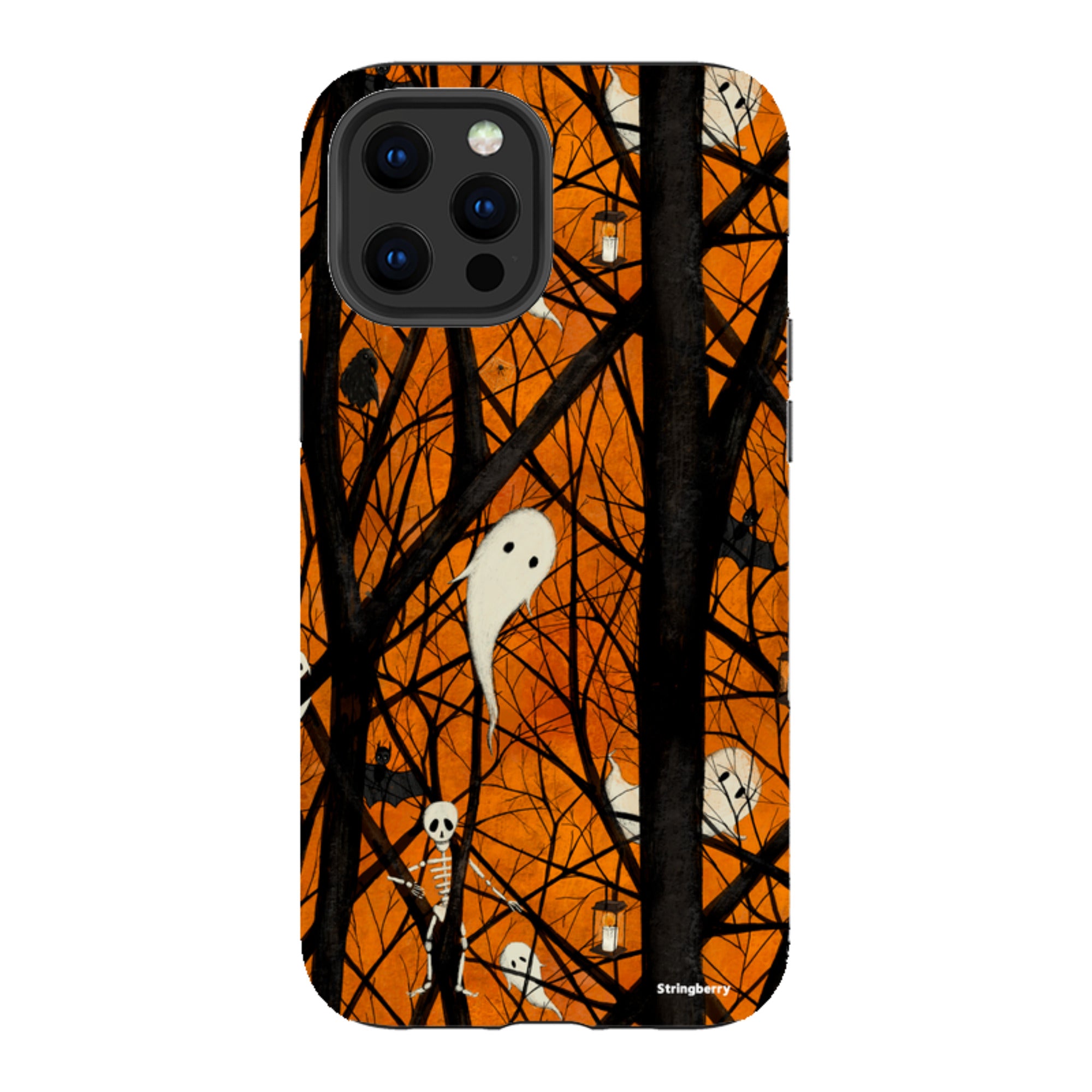 iPhone Tough Case - Halloween Pattern By Maja Lindberg