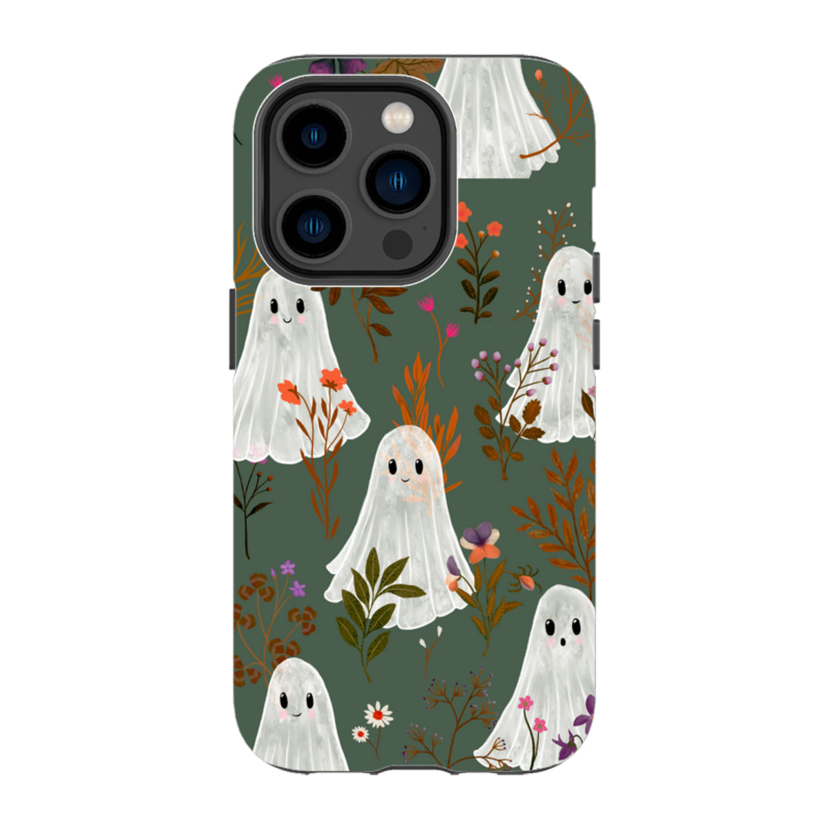 iPhone Tough Case - Ghost in the Garden - Pine By Katherine Quinn