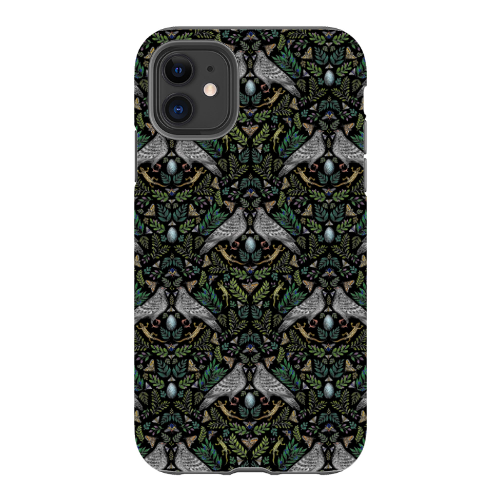 iPhone Tough Case - Dove Pattern By Catherine Rowe