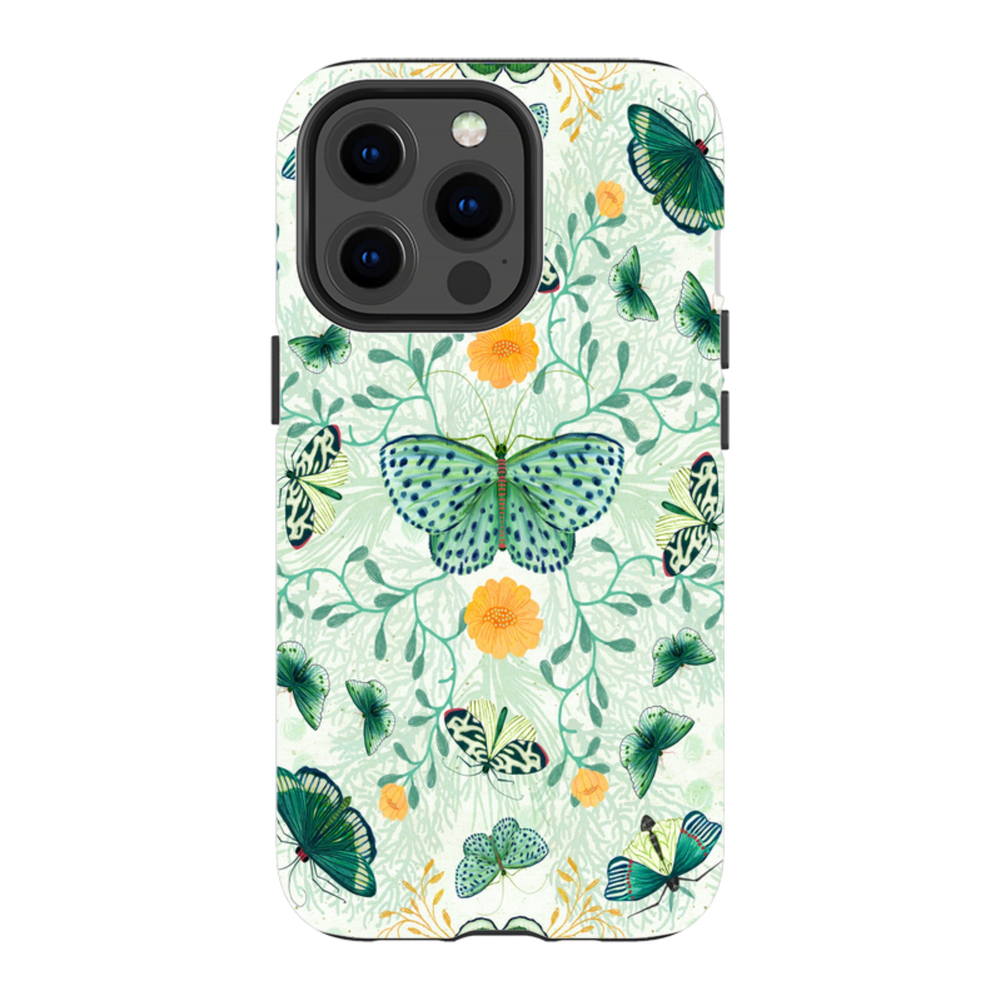 iPhone MagSafe Tough Case - Medium Moths 1 By Katherine Quinn