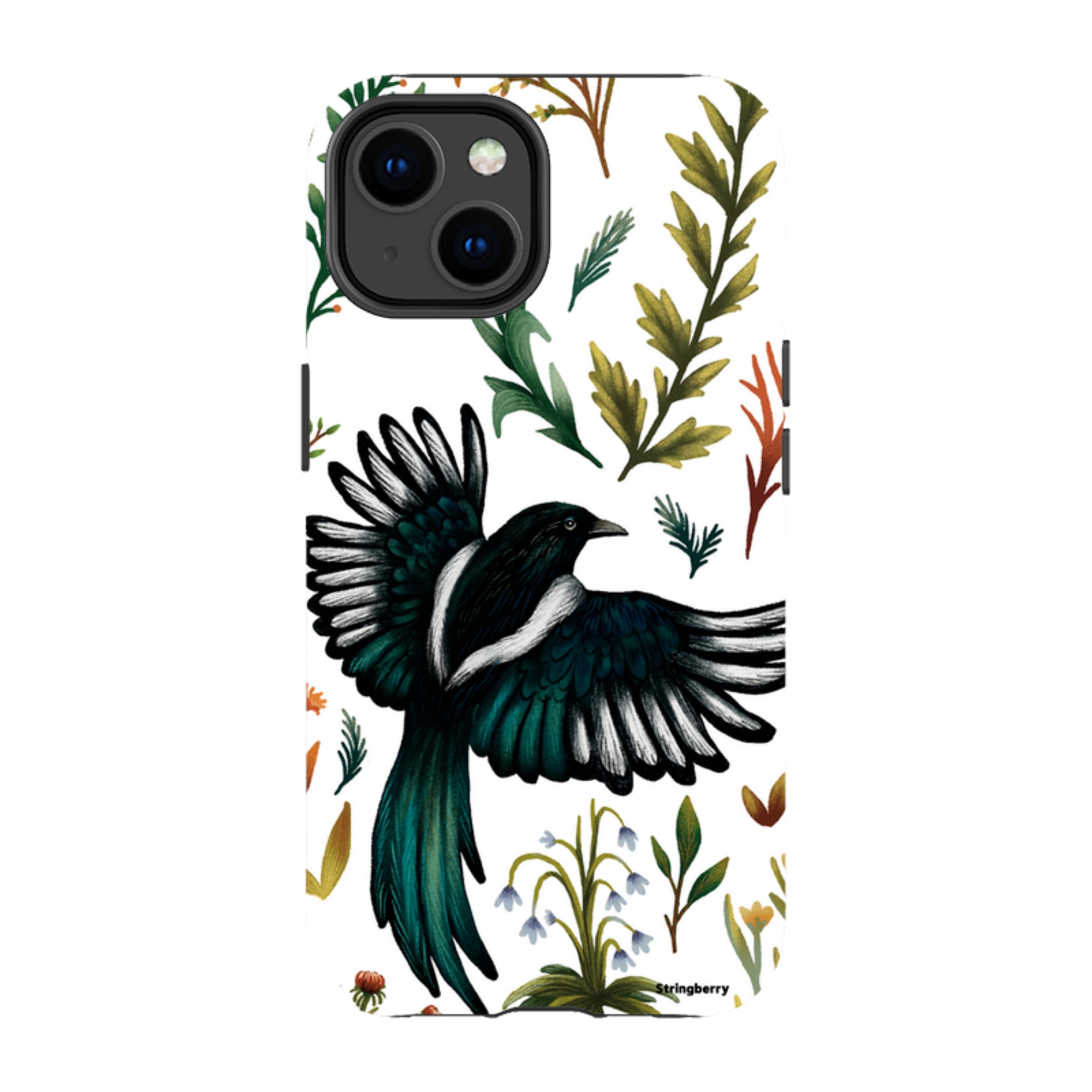 iPhone MagSafe Tough Case - Magpie By Anna Stead