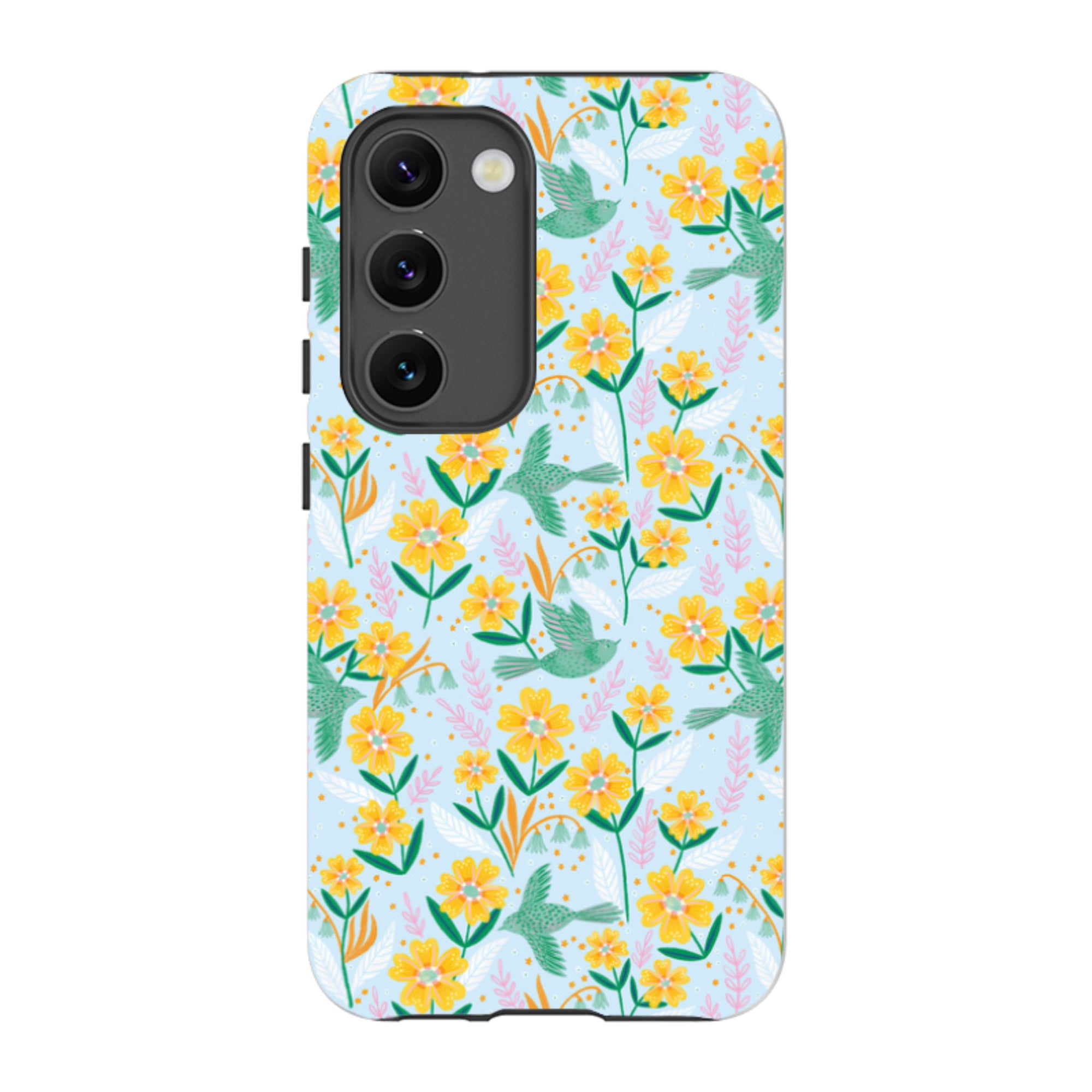 Samsung Tough Case - Sweet Birds Blue By Lee Foster Wilson