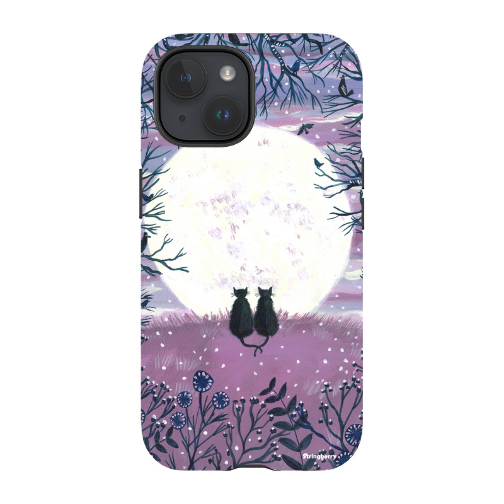 iPhone Tough Case - Winter Cats II By Mary Stubberfield