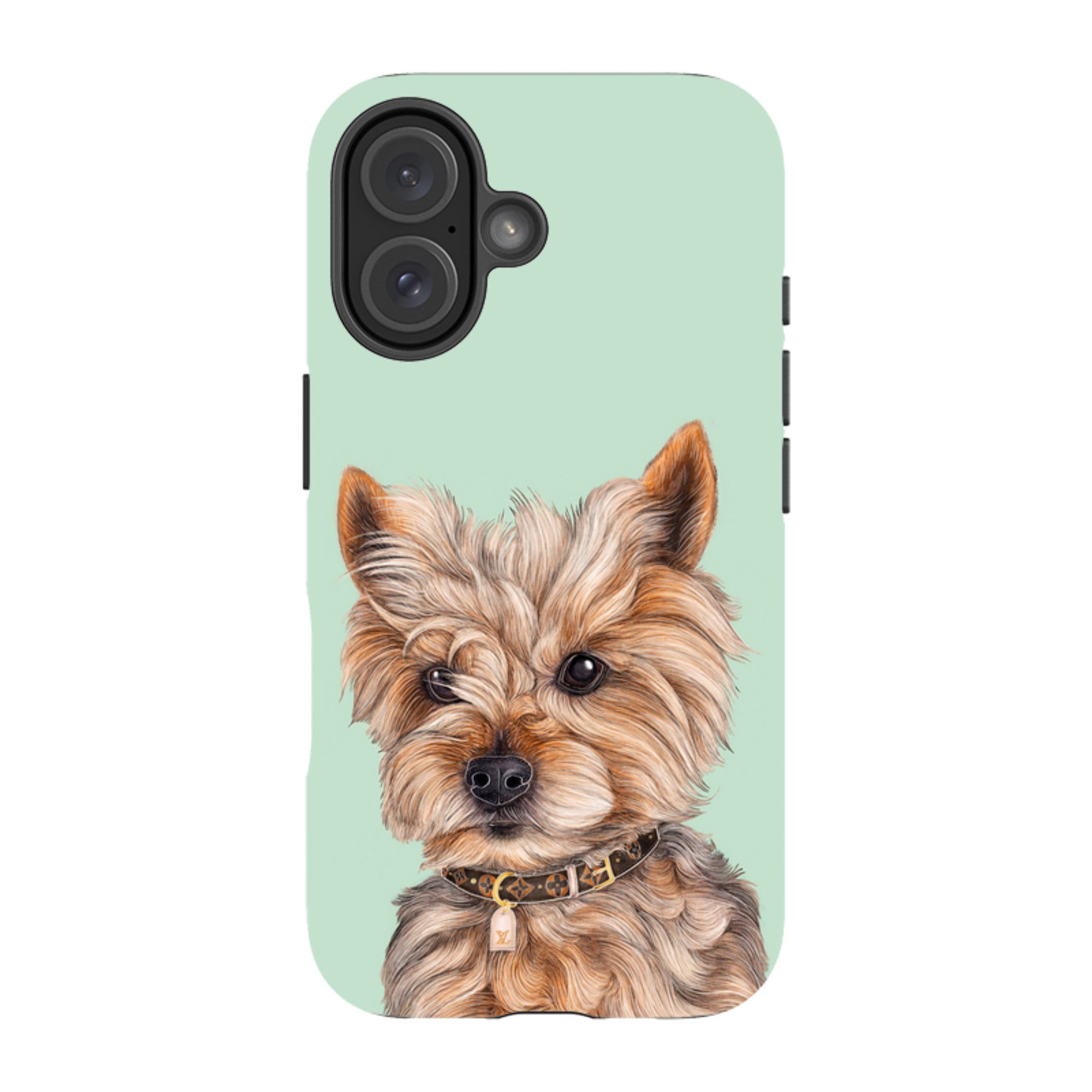 iPhone MagSafe Tough Case - Yorkie By Catherine Rowe