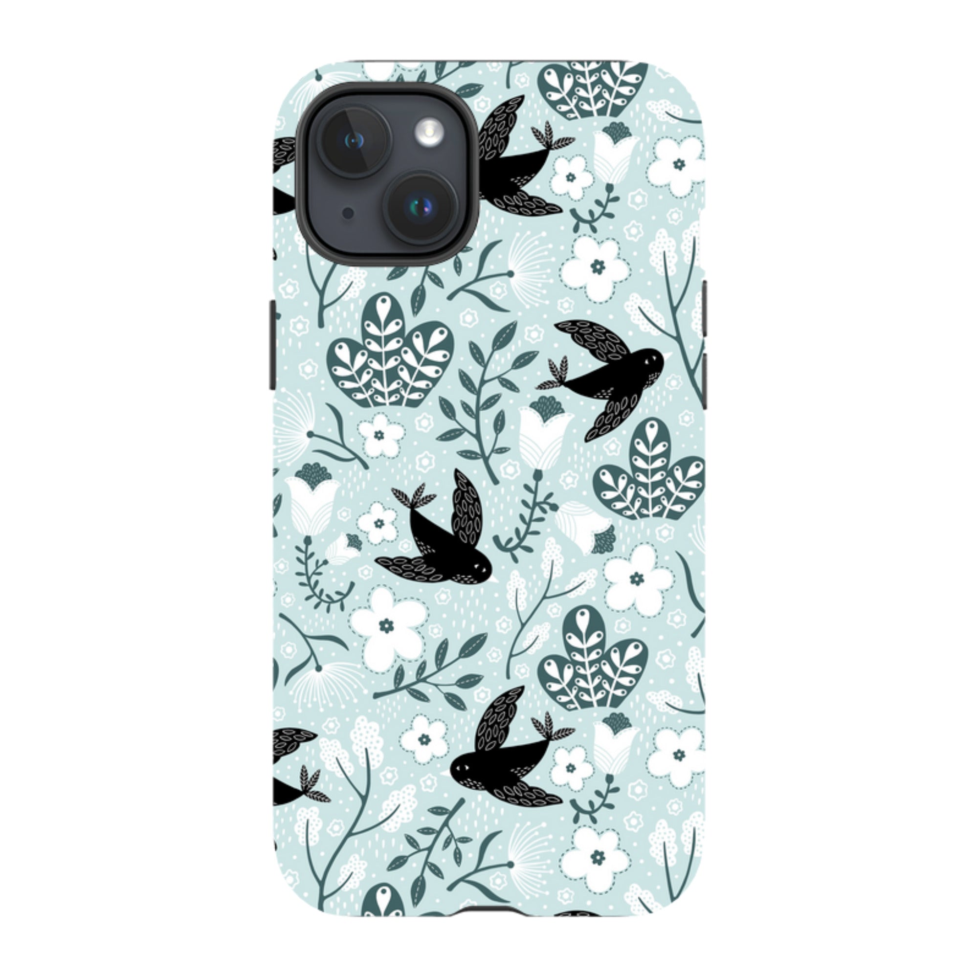 iPhone MagSafe Tough Case -  Black Birds By Suzy Taylor