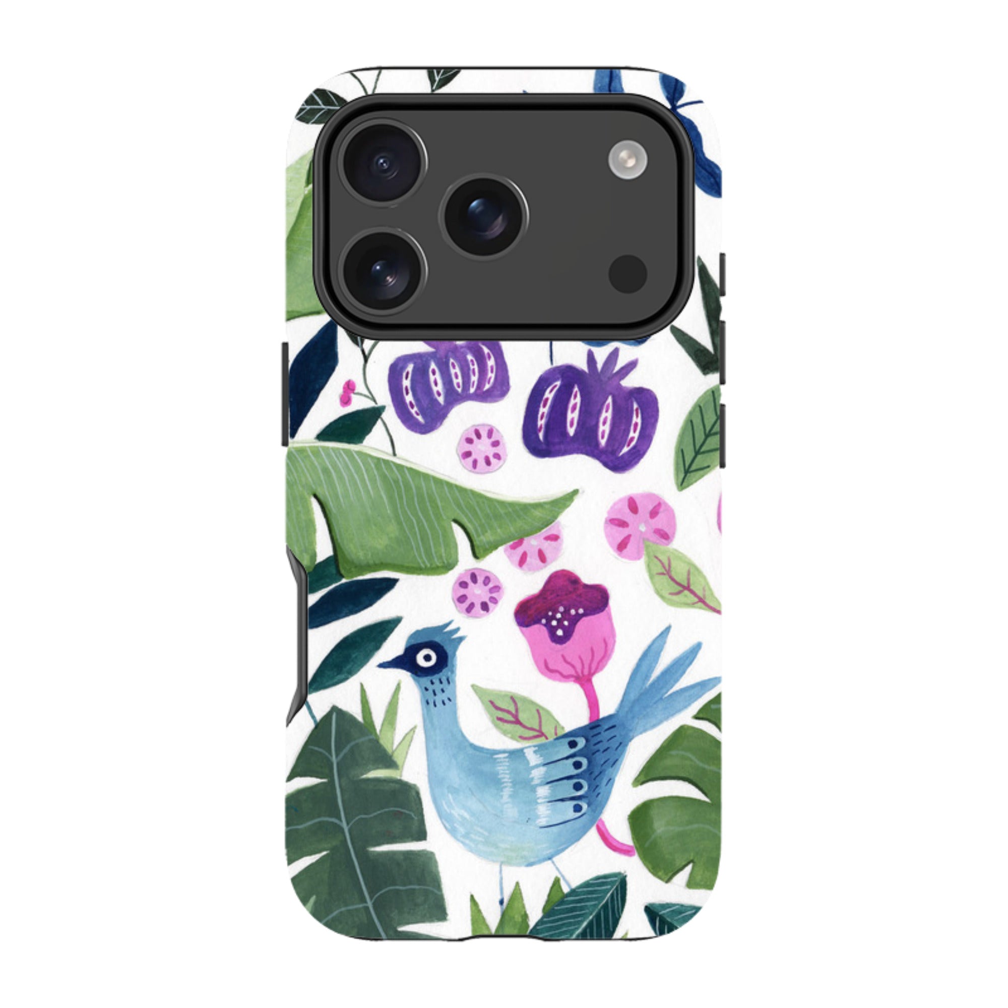 iPhone Tough Case - Birds In Forest By Bex Parkin