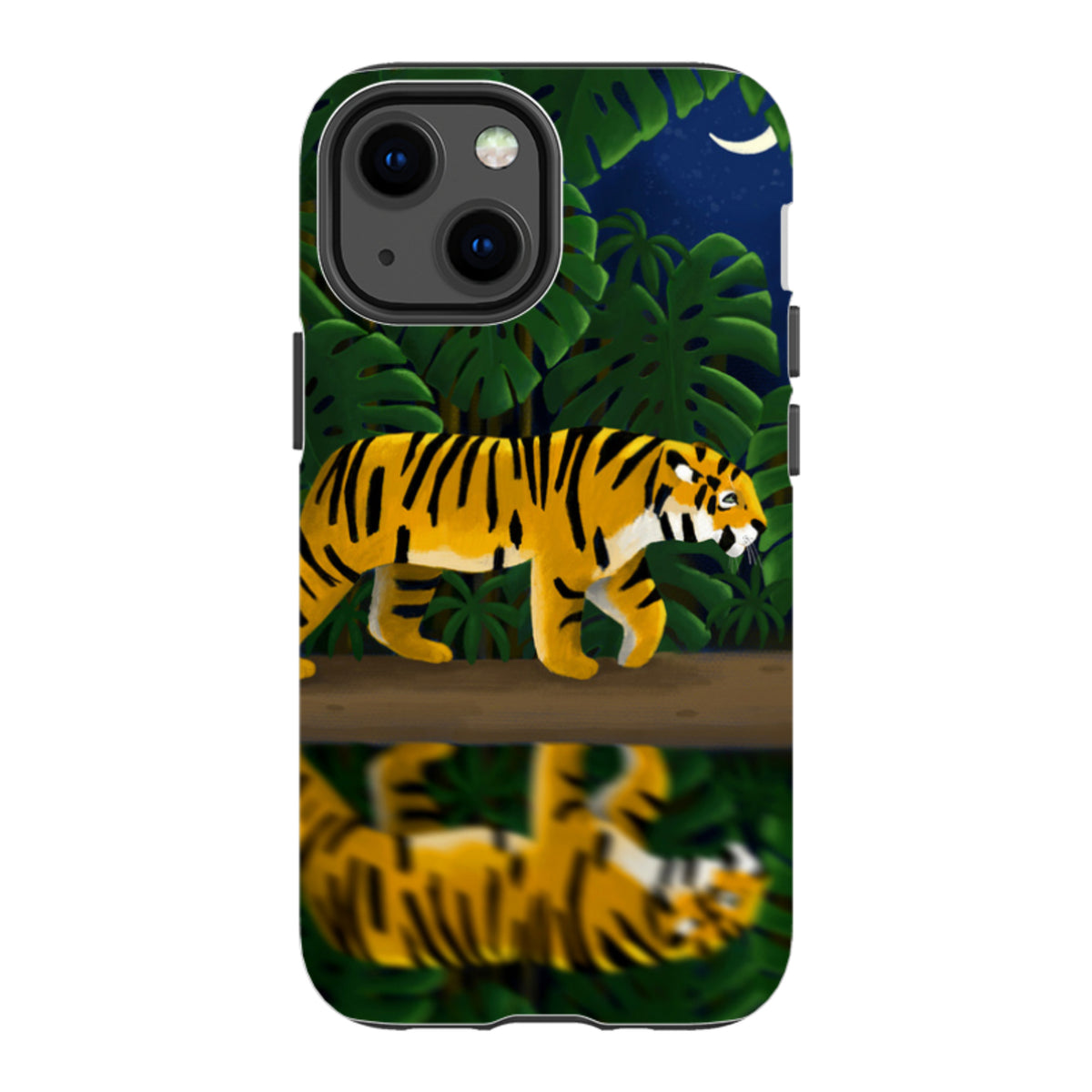 iPhone Tough Case - Tiger Night By Bex Parkin