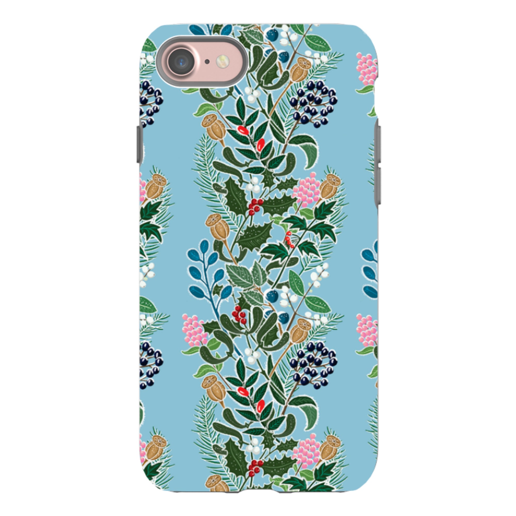 iPhone Tough Case - Winter Hedge-2 By kate Heiss