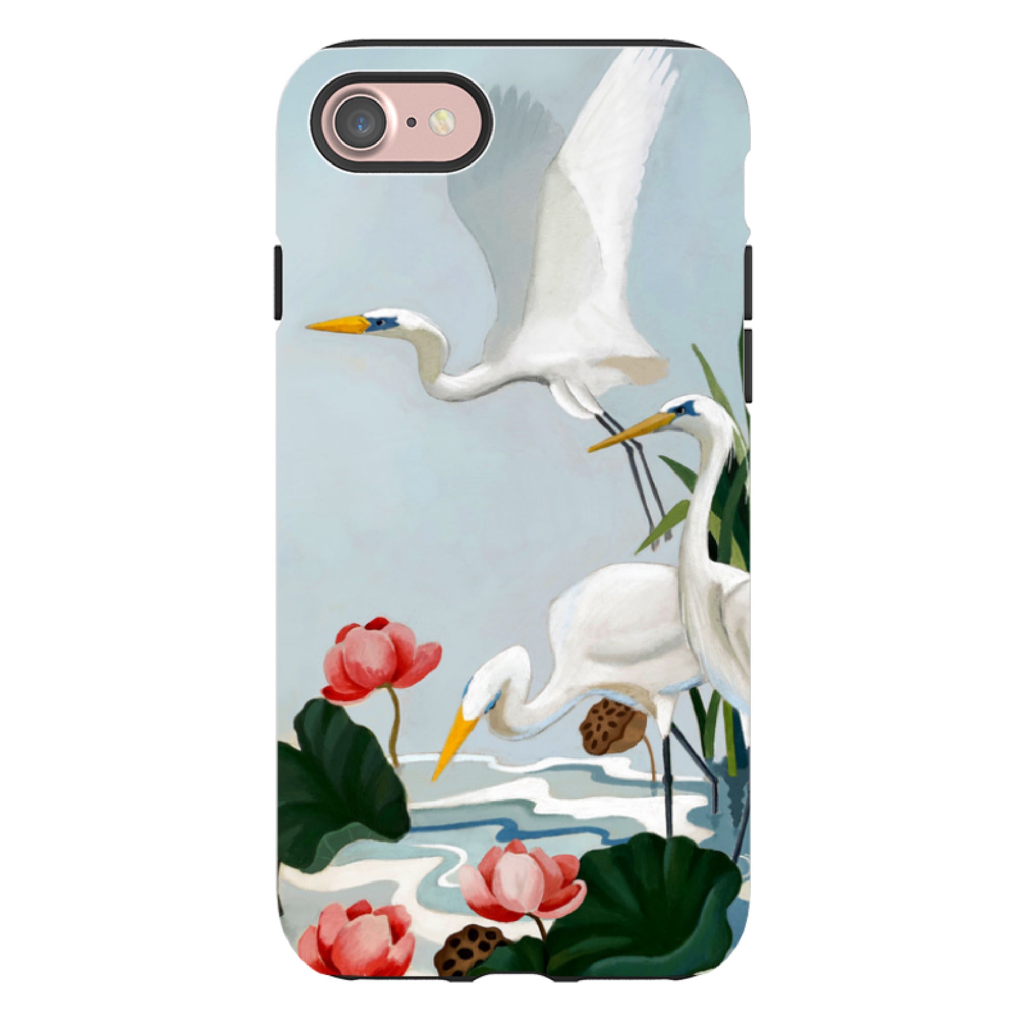 iPhone Tough Case - Egrets And Lillie's By Bex Parkin