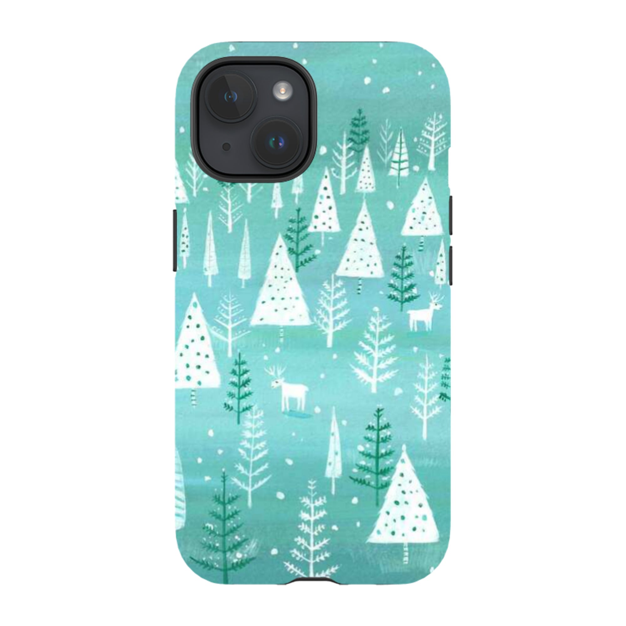 iPhone Tough Case - Teal Tundra By Mary Stubberfield