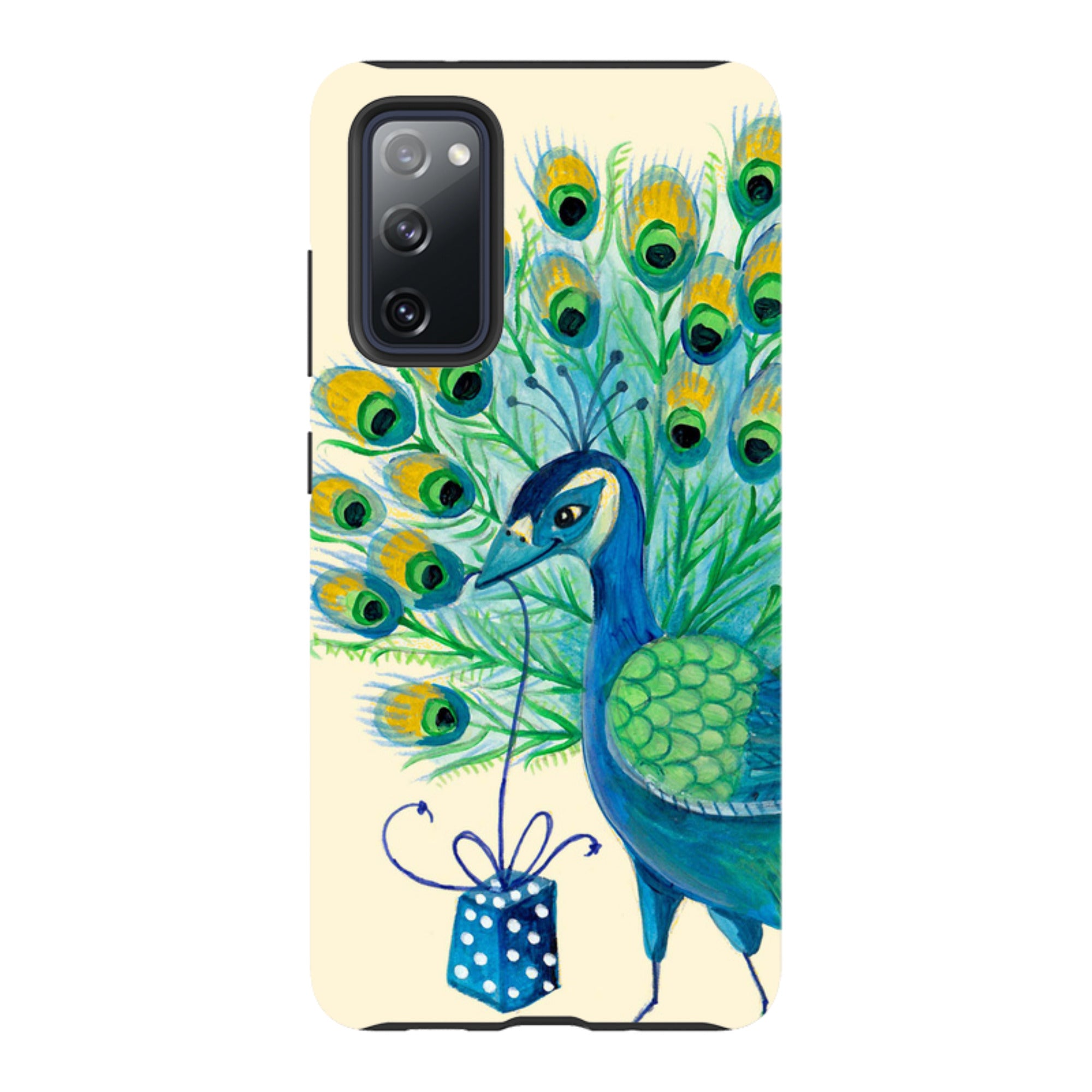 Samsung Tough Case - Peacock Present By Caroline Bonne Muller