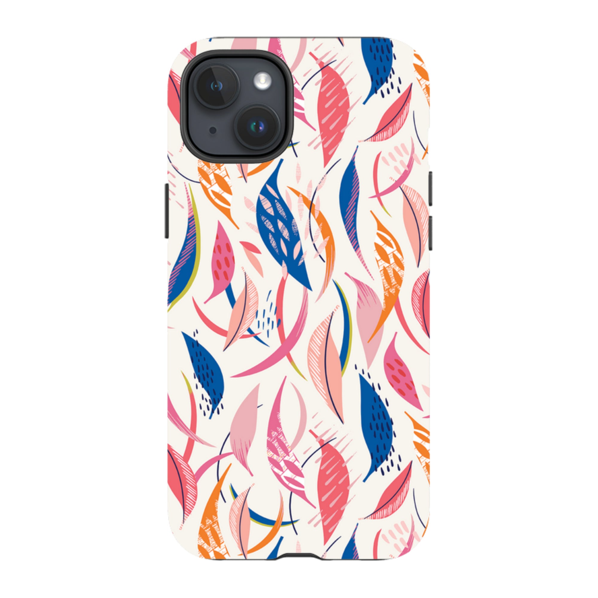 iPhone Tough Case - Flamingo Feathers By Ali Brookes