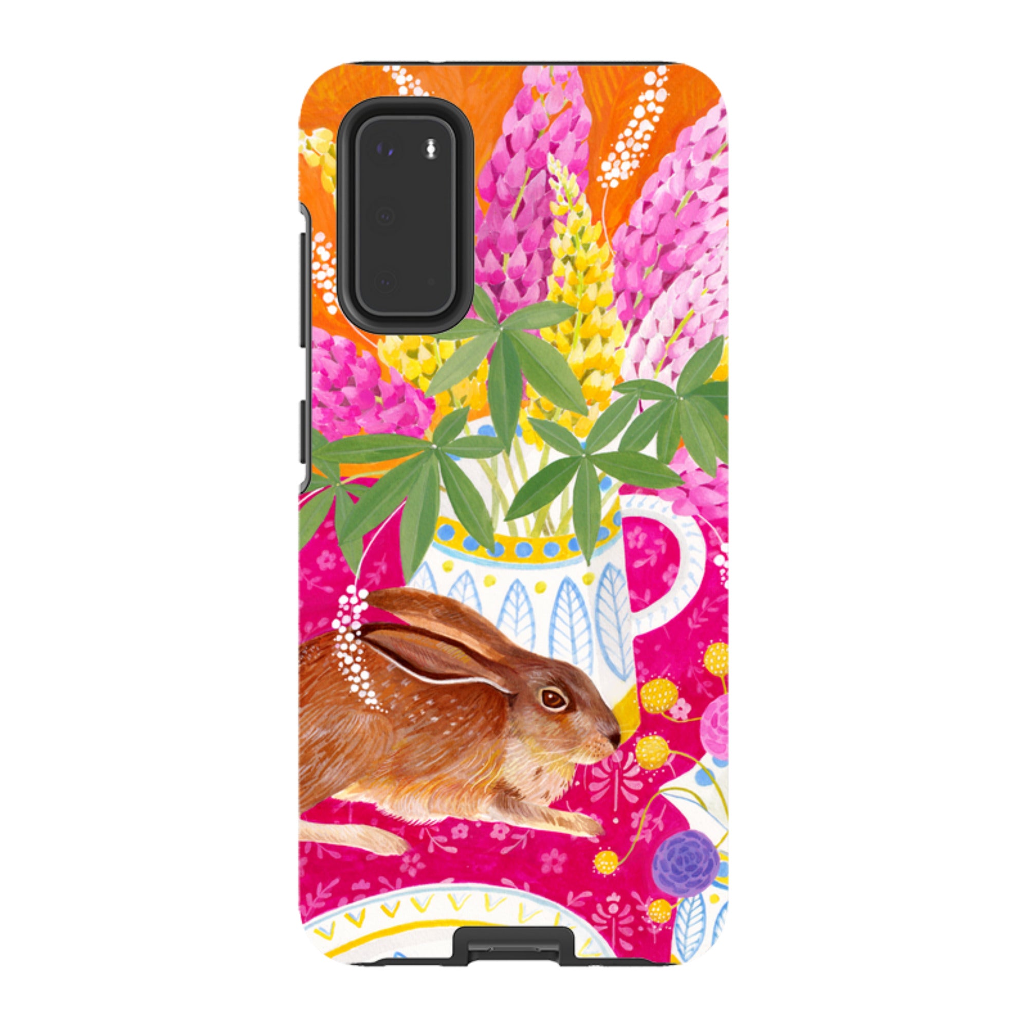 Samsung Tough Case - Rabbit Lupins By Bex Parkin