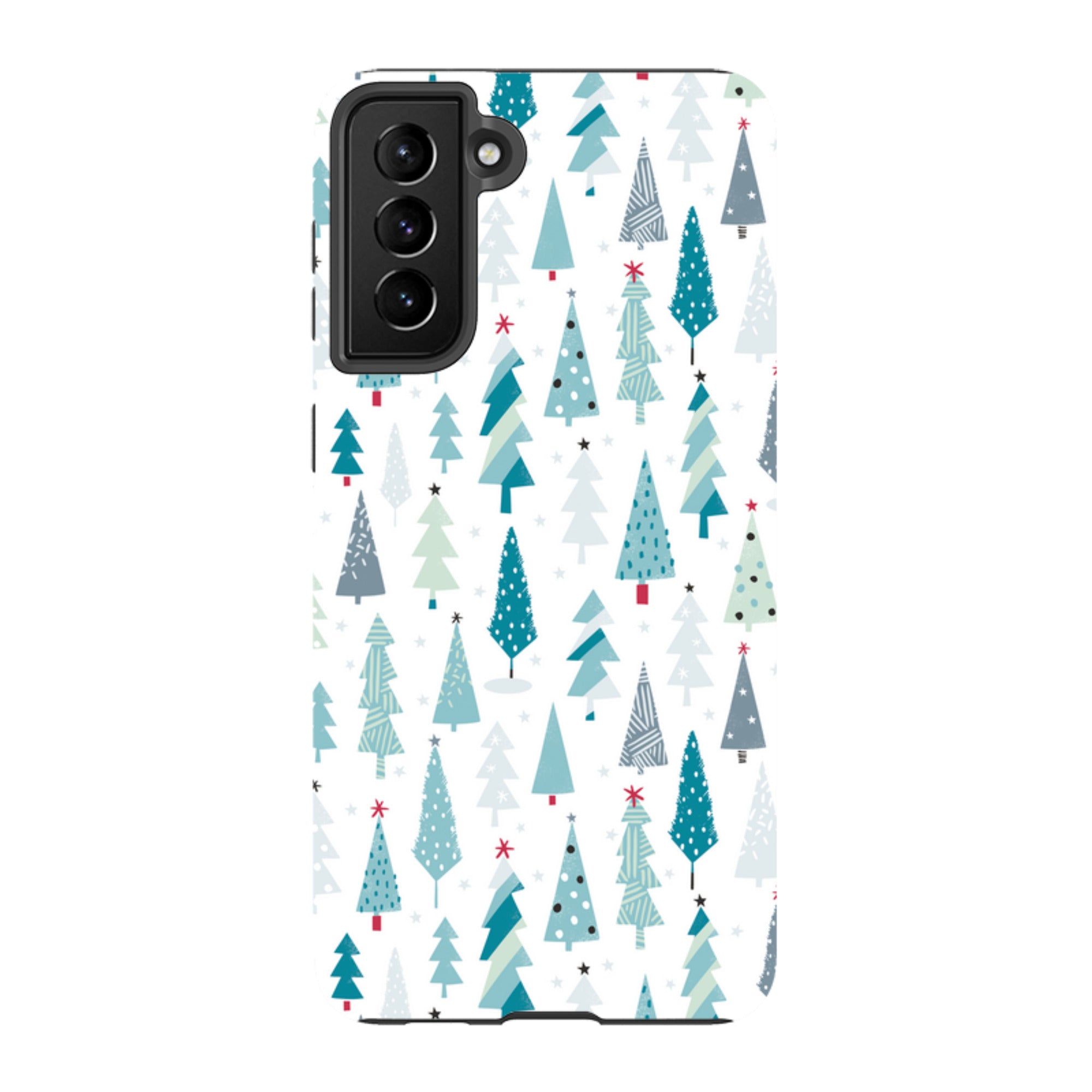 Samsung Tough Case - Little Xmas Trees By Ali Brookes